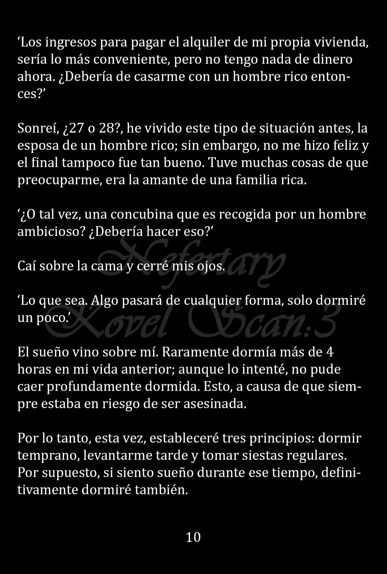 La Dama Quiere Descansar (Novela) - Capítulo 1 - Página 11 - LectorTMOo