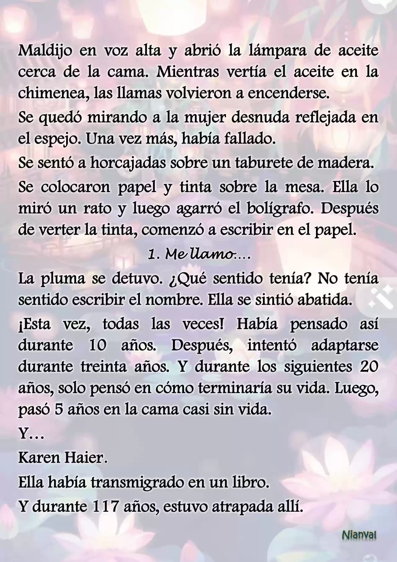 La Dama Reiniciadora [R15] (Novela) - Capítulo  - Página 6 - LectorTMOo