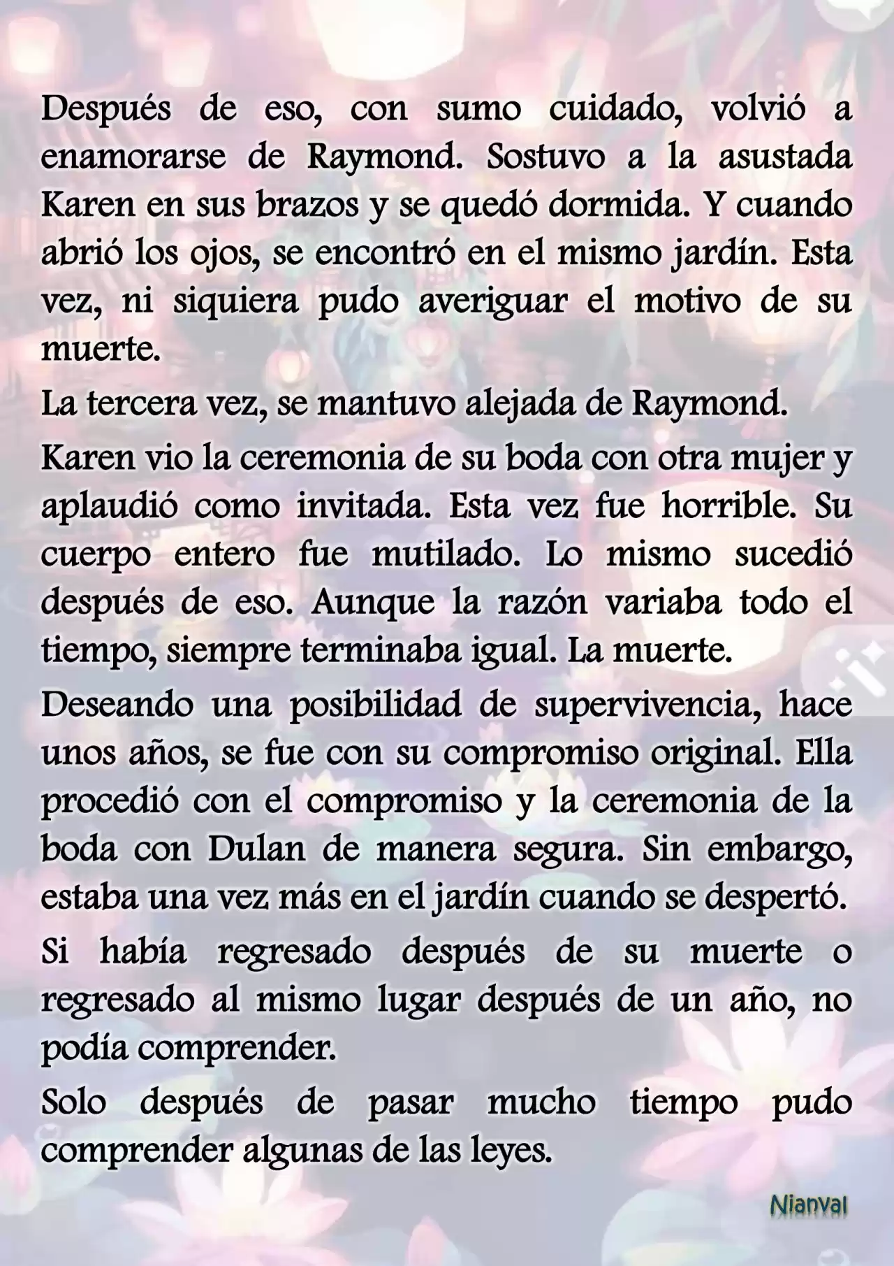 La Dama Reiniciadora [R15] (Novela) - Capítulo  - Página 8 - LectorTMOo