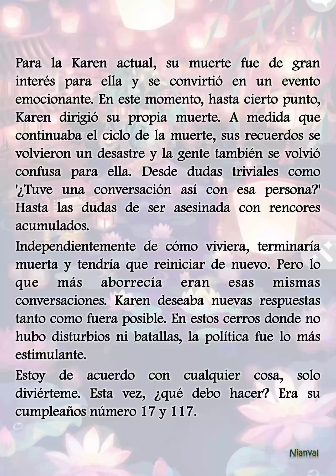 La Dama Reiniciadora [R15] (Novela) - Capítulo  - Página 20 - LectorTMOo