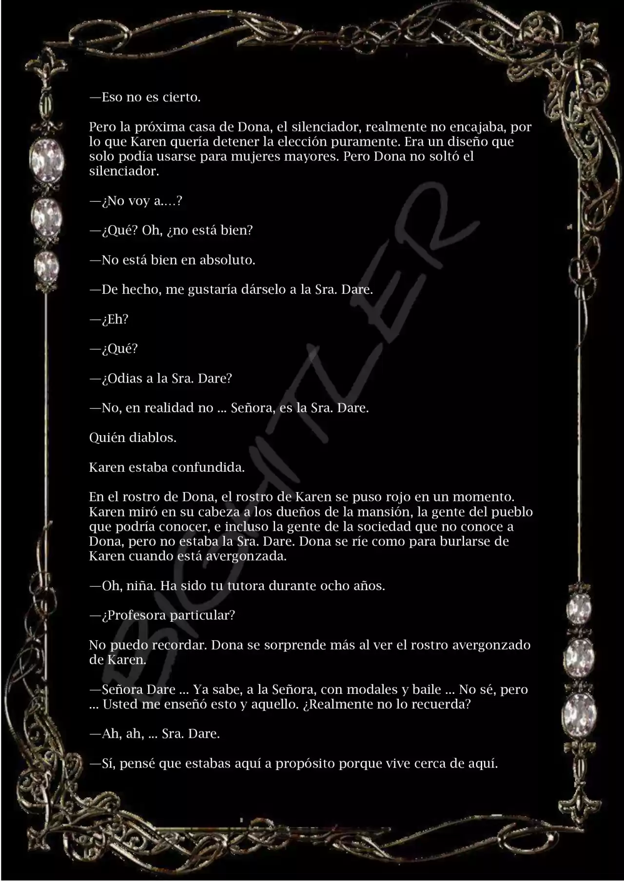 La Dama Reiniciadora [R15] (Novela) - Capítulo 10 - Página 4 - LectorTMOo