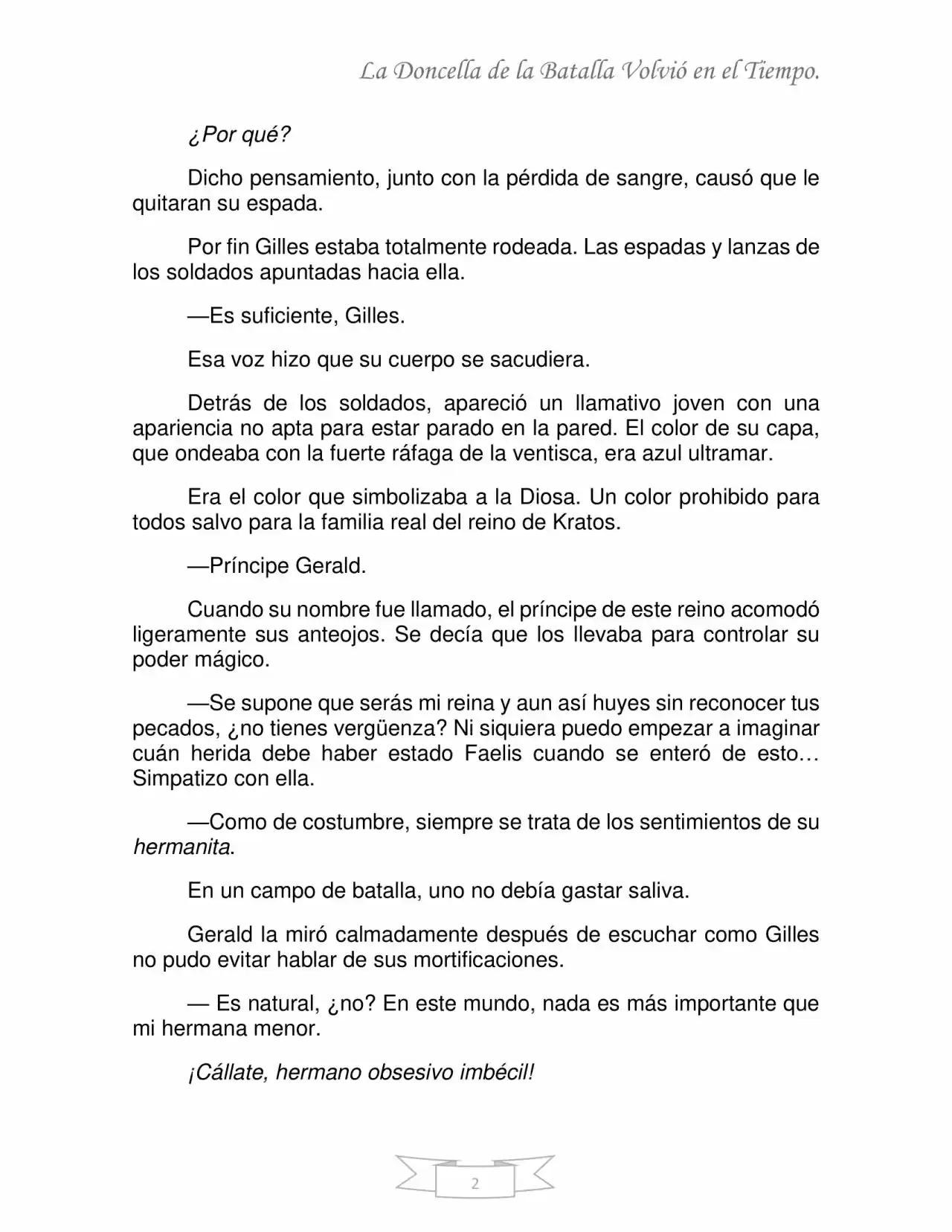 La Dama Retornada Quiere Capturar Al Emperador Dragón. (Novela) - Capítulo 1 - Página 2 - LectorTMOo