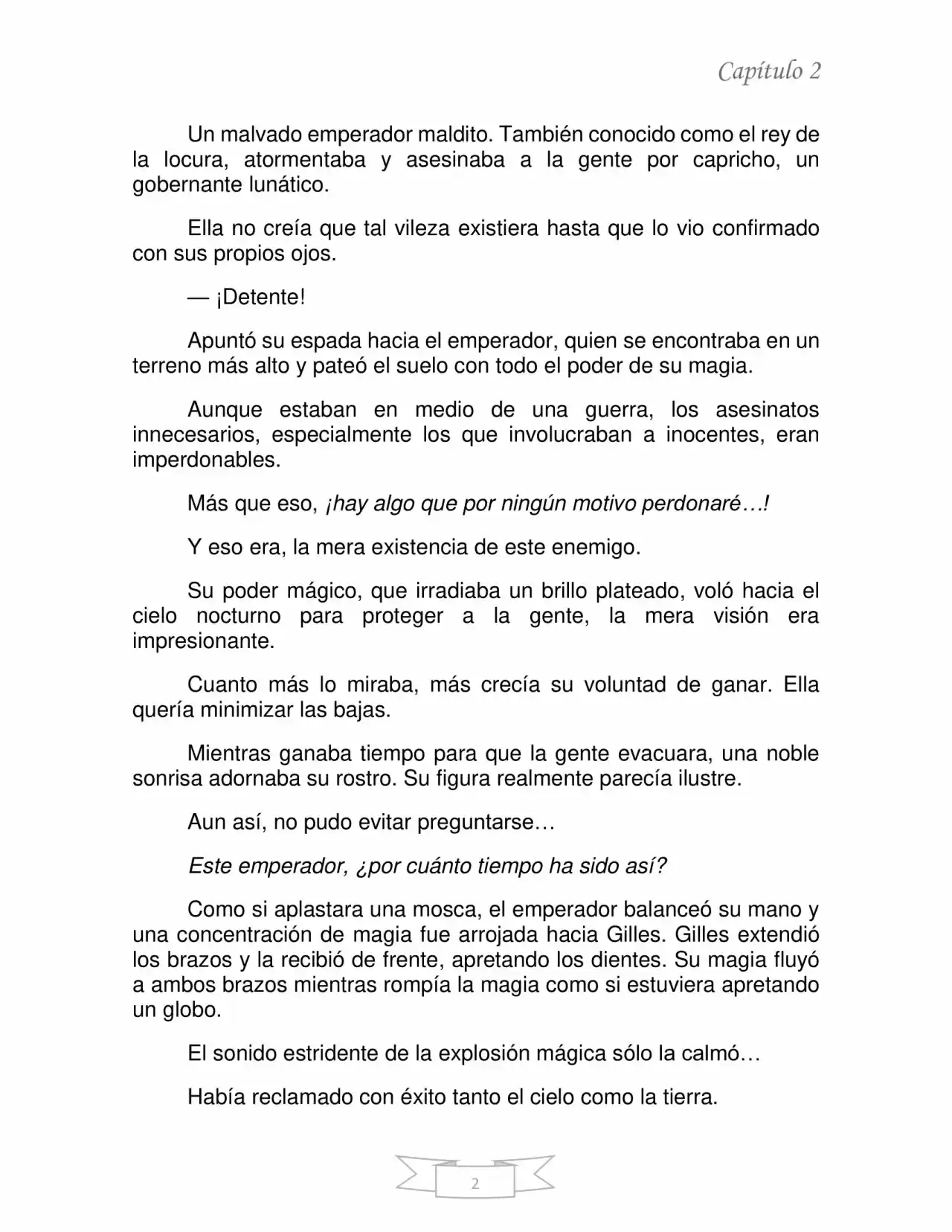 La Dama Retornada Quiere Capturar Al Emperador Dragón. (Novela) - Capítulo 3 - Página 2 - LectorTMOo