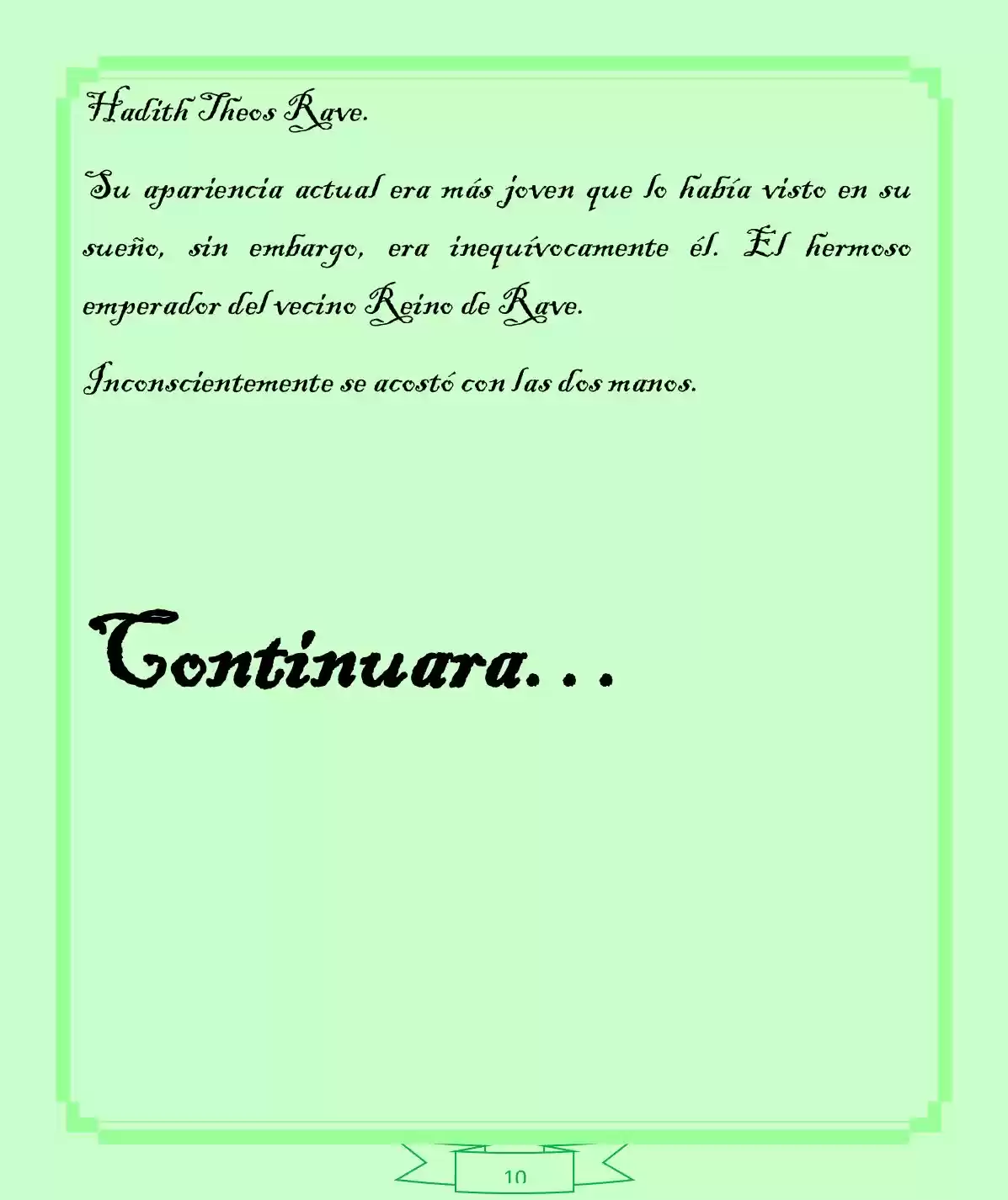 La Dama Retornada Quiere Capturar Al Emperador Dragón. (Novela) - Capítulo 4 - Página 10 - LectorTMOo