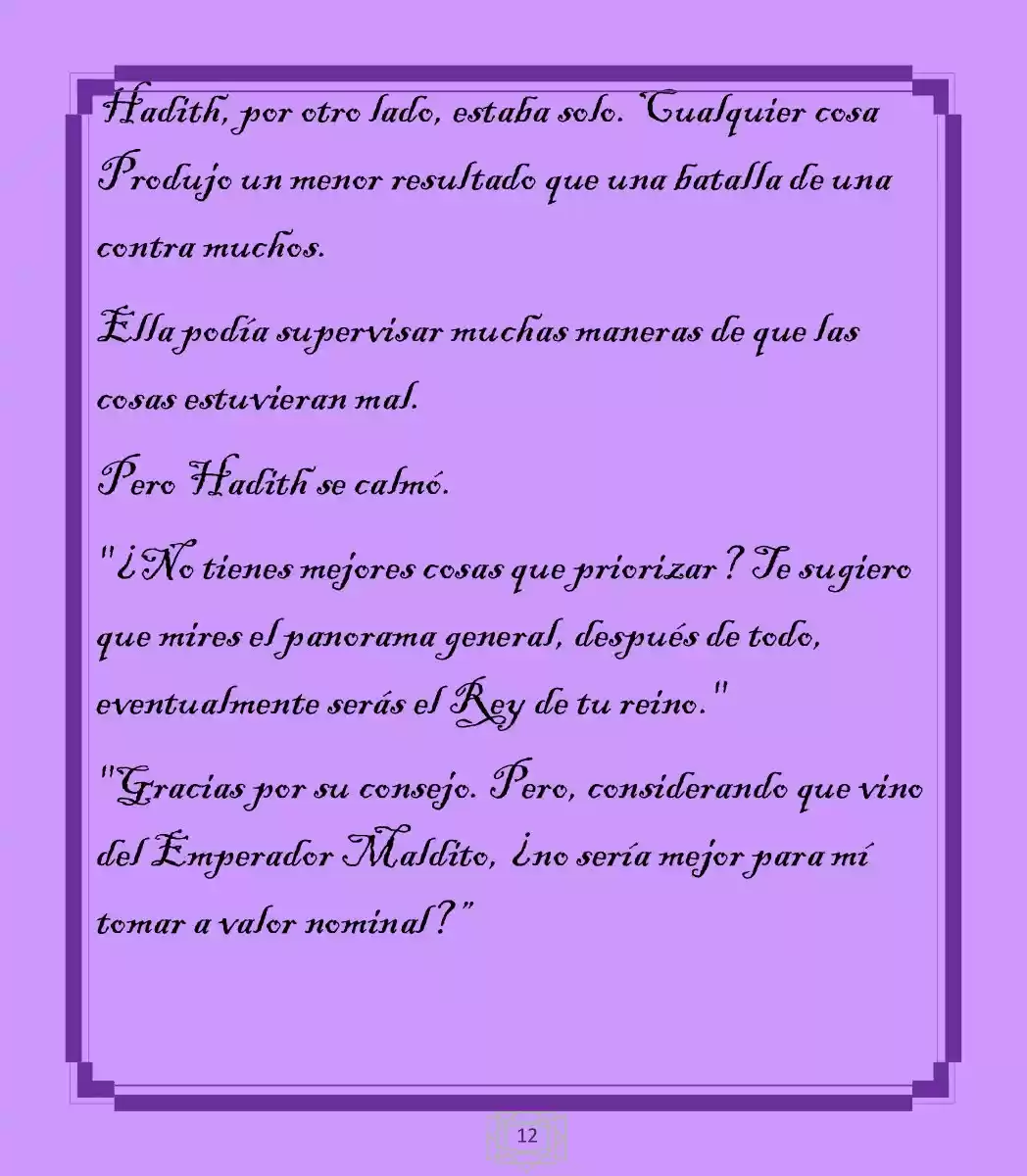 La Dama Retornada Quiere Capturar Al Emperador Dragón. (Novela) - Capítulo 5 - Página 12 - LectorTMOo