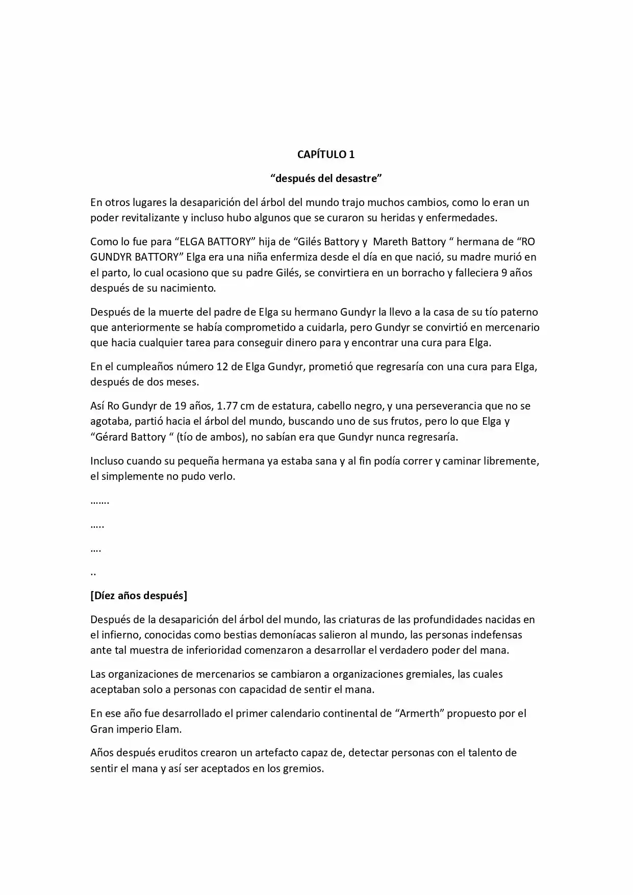 La Desaparición Del árbol Del Mundo (Novela) - Capítulo 1.10 - Página 1 - LectorTMOo
