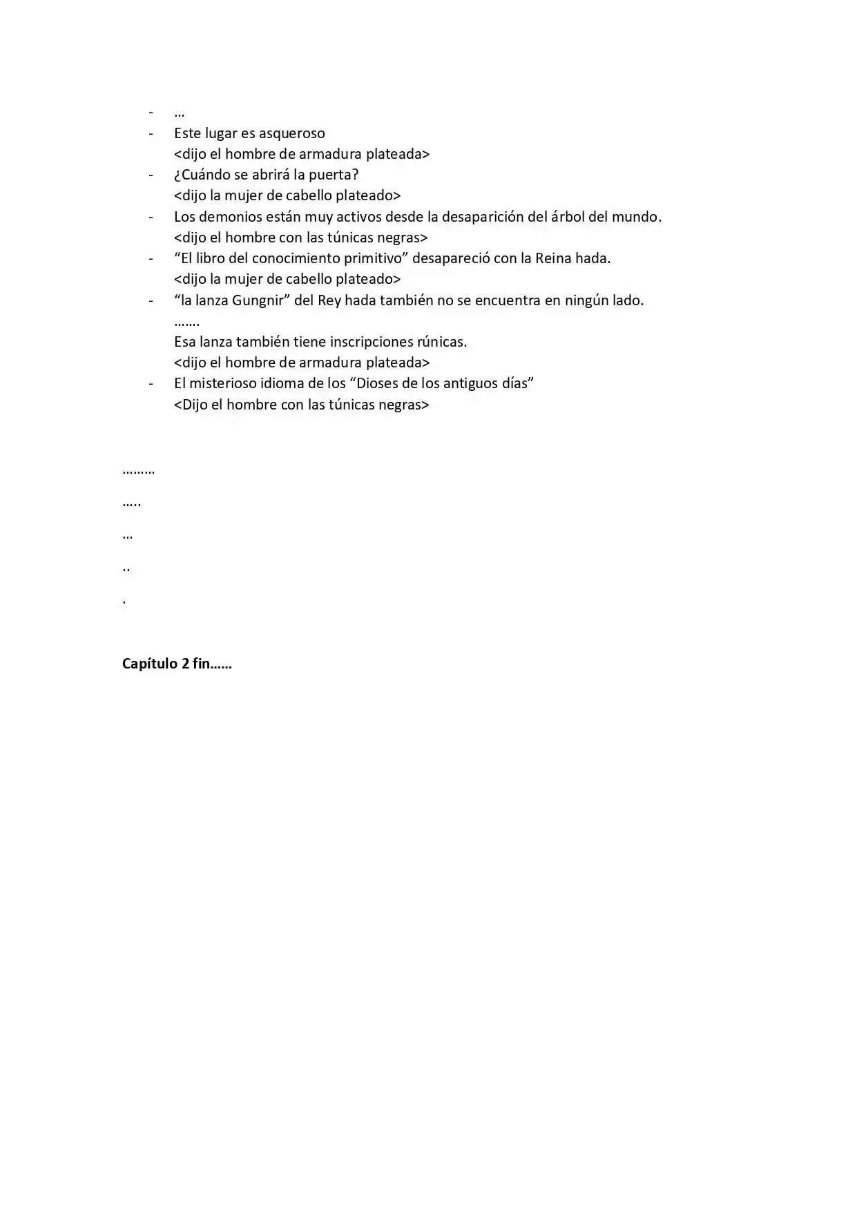 La Desaparición Del árbol Del Mundo (Novela) - Capítulo 2 - Página 7 - LectorTMOo
