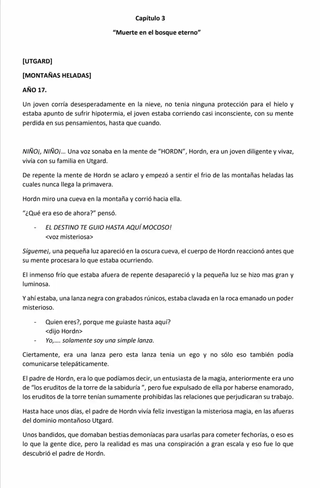 La Desaparición Del árbol Del Mundo (Novela) - Capítulo 3 - Página 2 - LectorTMOo