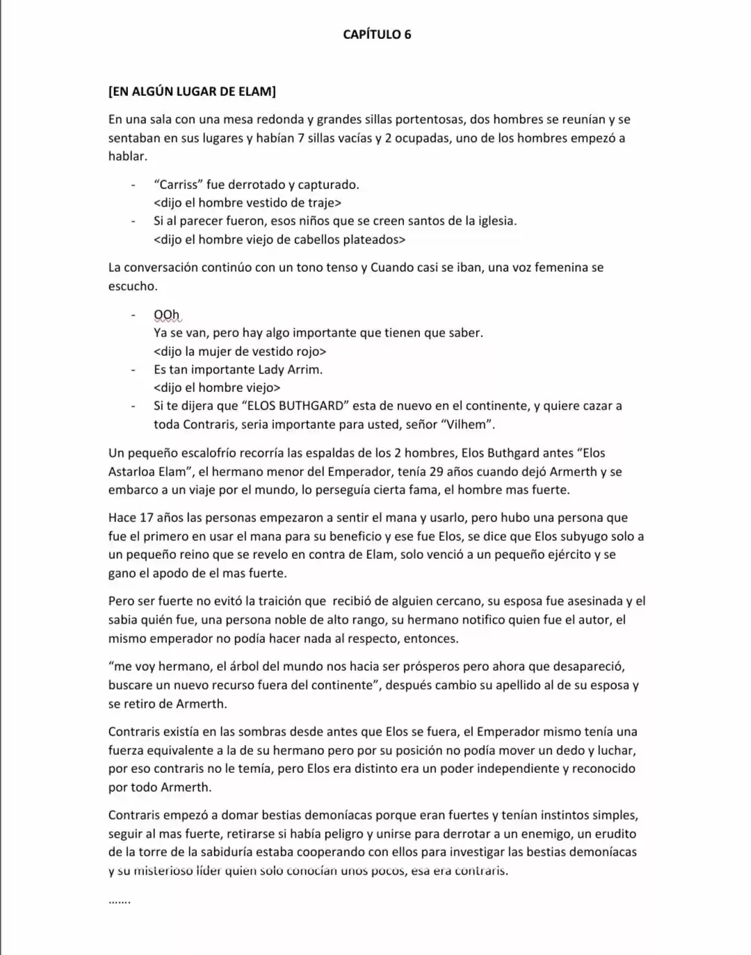 La Desaparición Del árbol Del Mundo (Novela) - Capítulo 6 - Página 1 - LectorTMOo