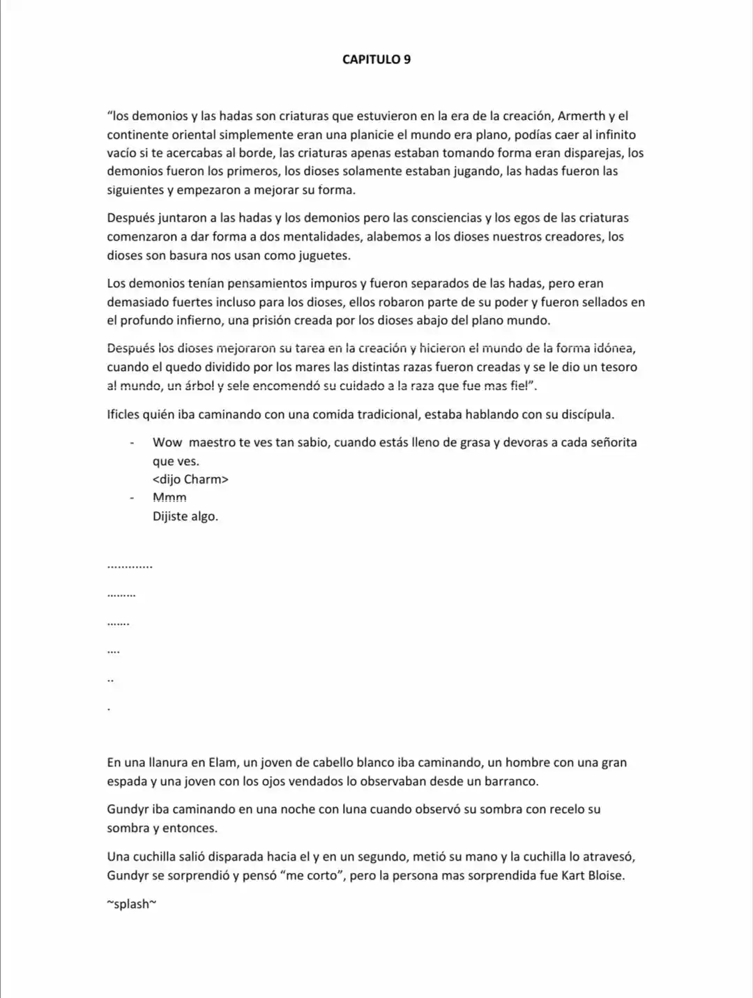 La Desaparición Del árbol Del Mundo (Novela) - Capítulo 9 - Página 1 - LectorTMOo