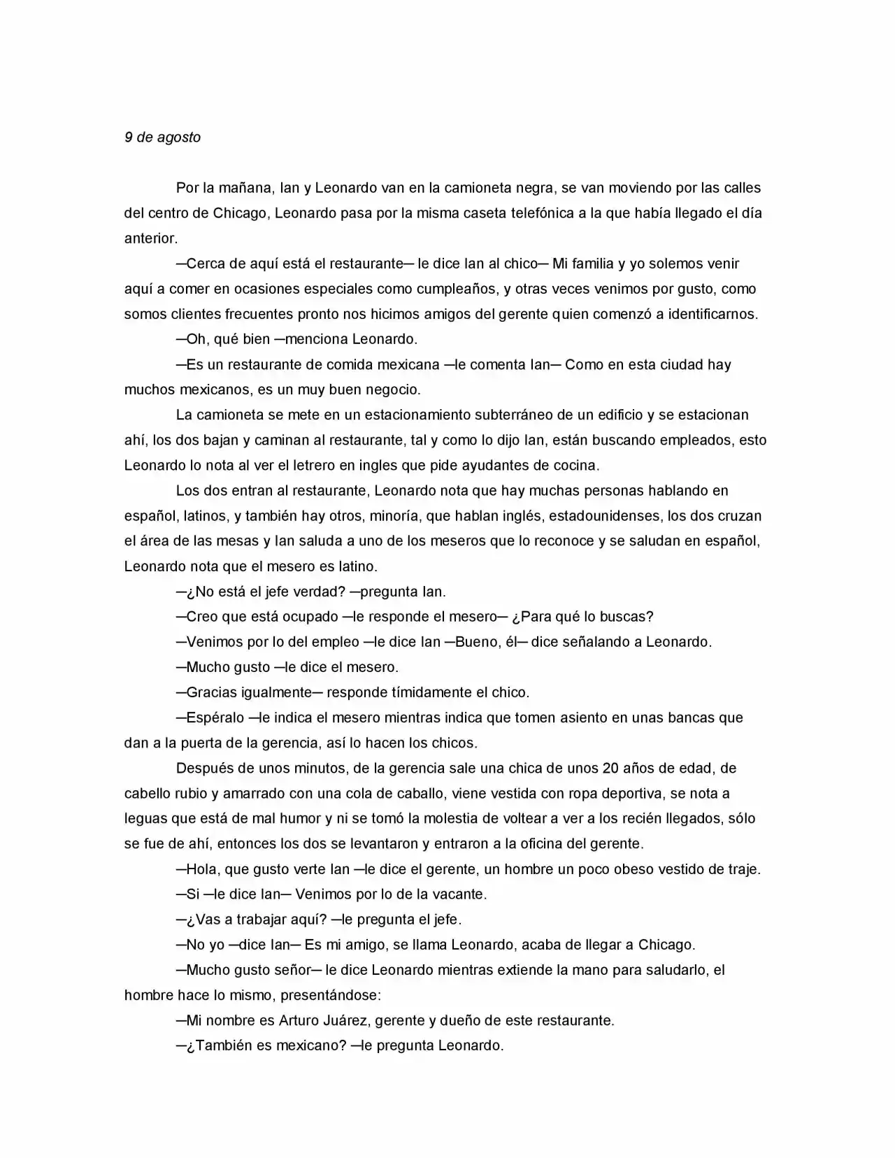 La Diferencia (Novela) - Capítulo 10 - Página 8 - LectorTMOo