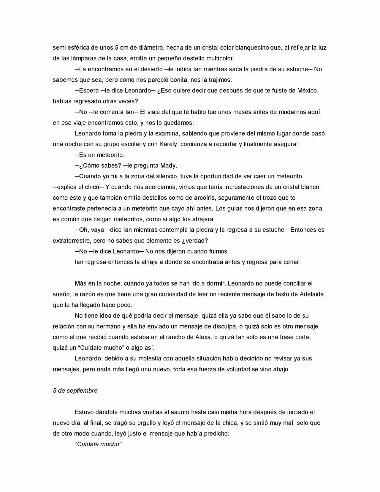 La Diferencia (Novela) - Capítulo 11 - Página 4 - LectorTMOo