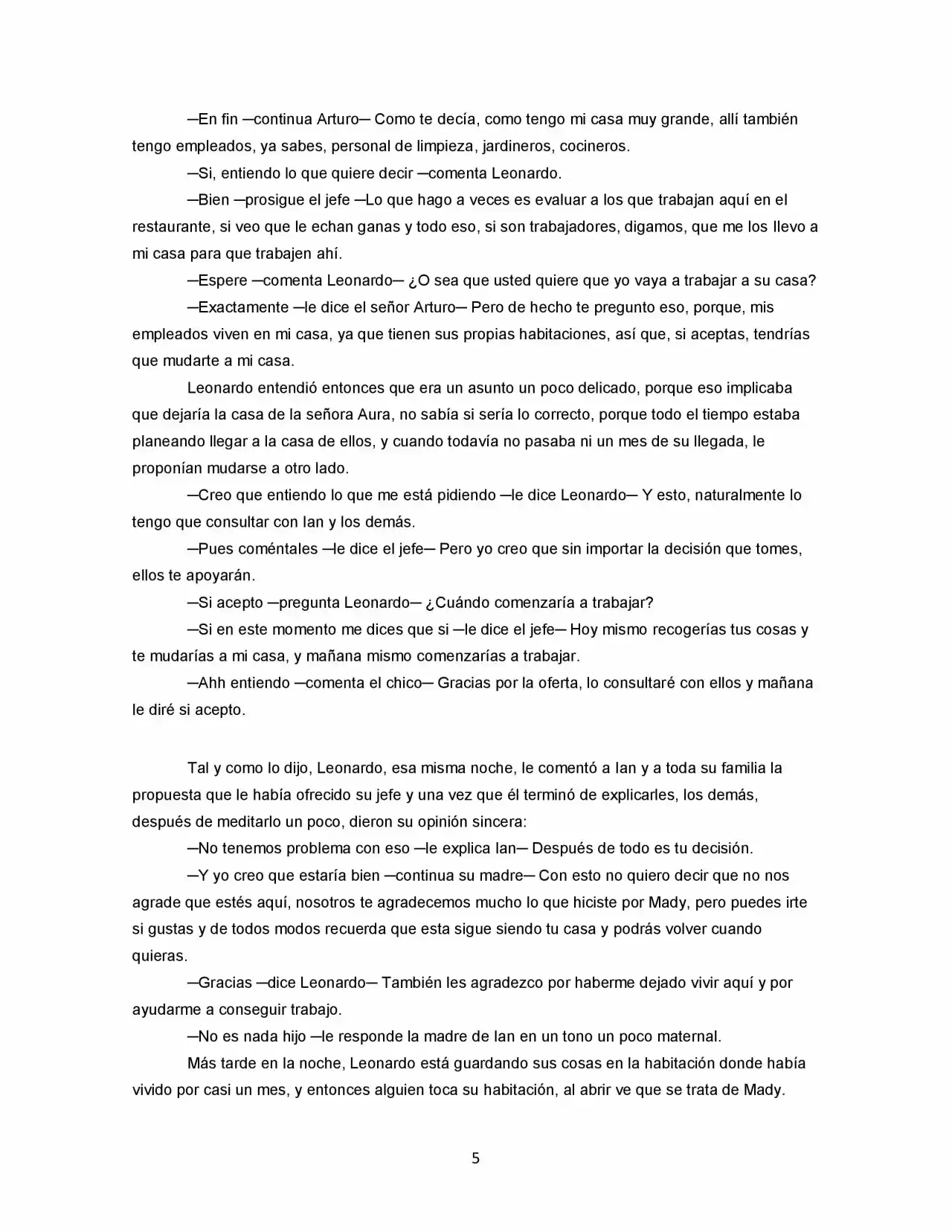 La Diferencia (Novela) - Capítulo 12 - Página 5 - LectorTMOo