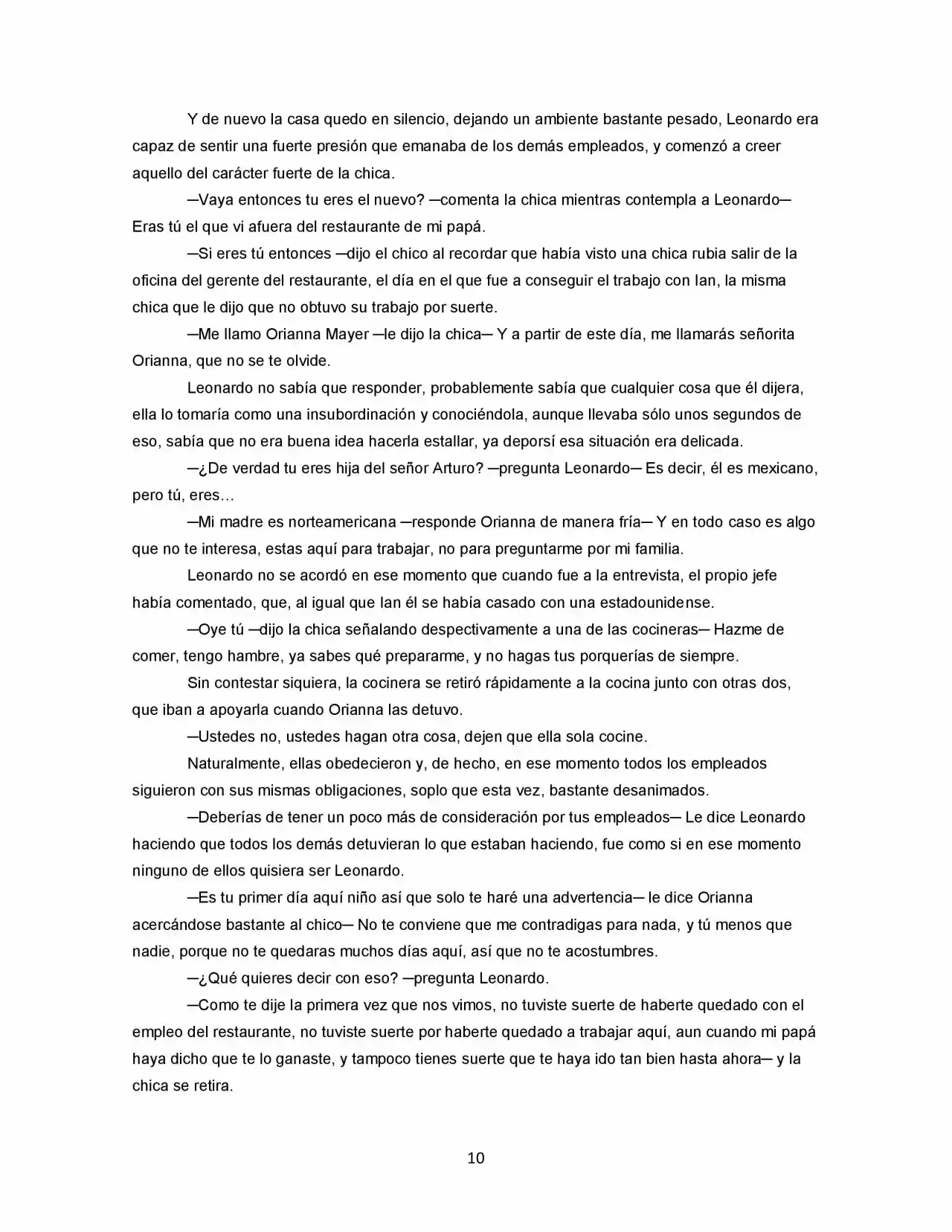 La Diferencia (Novela) - Capítulo 12 - Página 10 - LectorTMOo