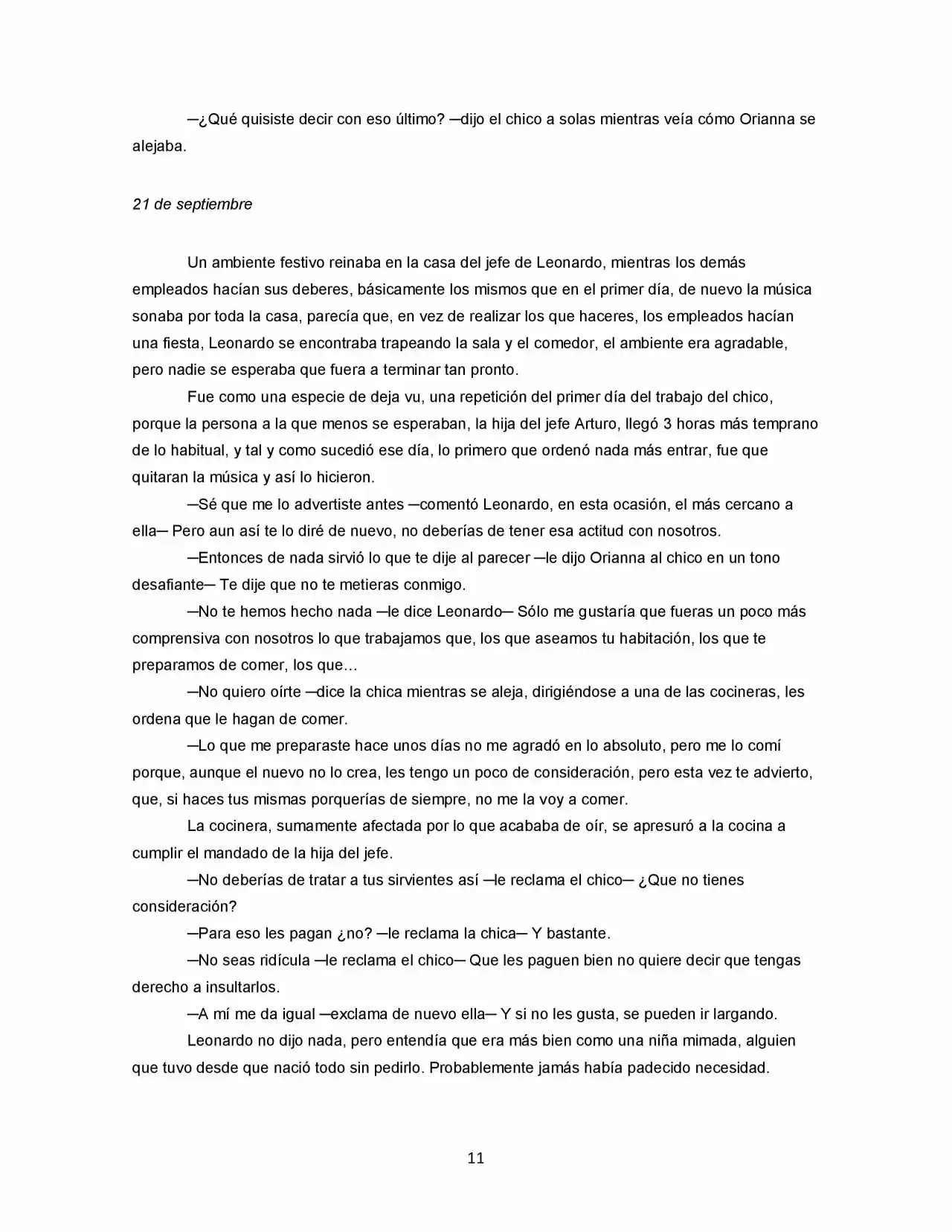 La Diferencia (Novela) - Capítulo 12 - Página 11 - LectorTMOo