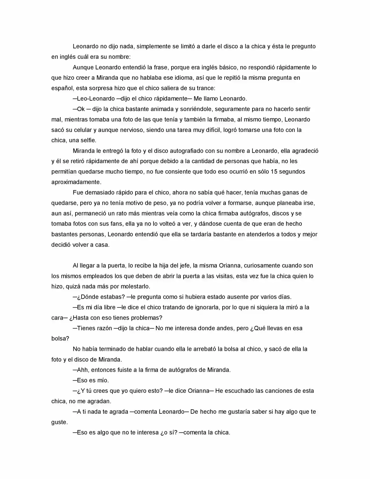 La Diferencia (Novela) - Capítulo 13 - Página 4 - LectorTMOo