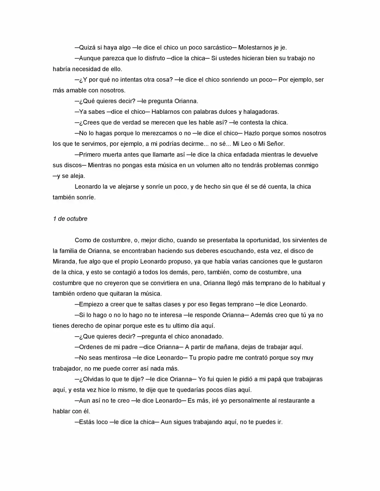 La Diferencia (Novela) - Capítulo 13 - Página 5 - LectorTMOo