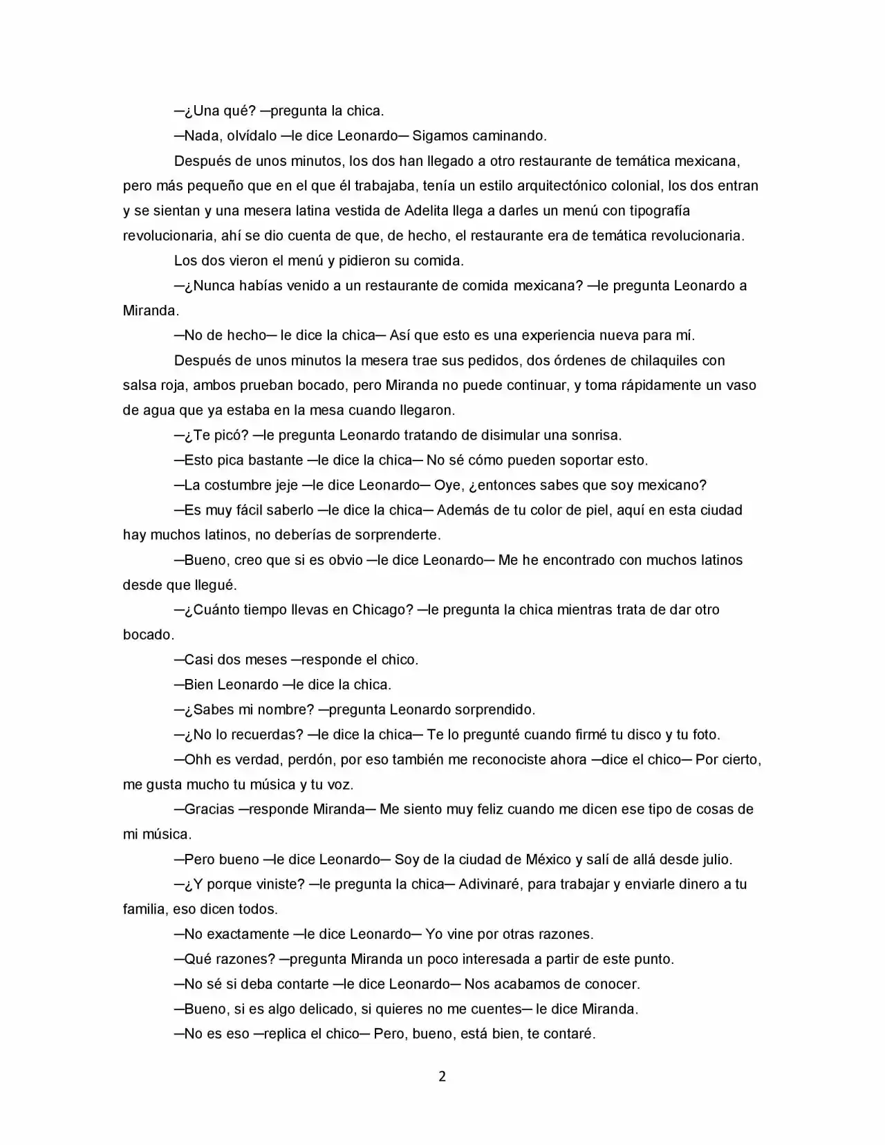 La Diferencia (Novela) - Capítulo 14 - Página 2 - LectorTMOo