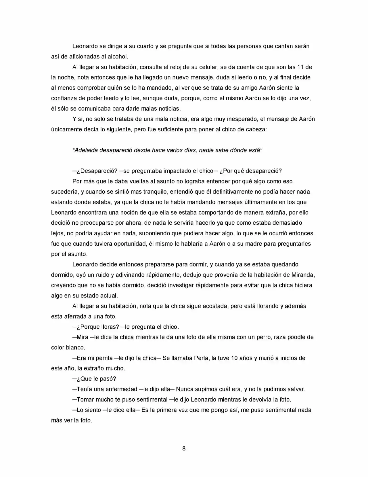 La Diferencia (Novela) - Capítulo 14 - Página 8 - LectorTMOo