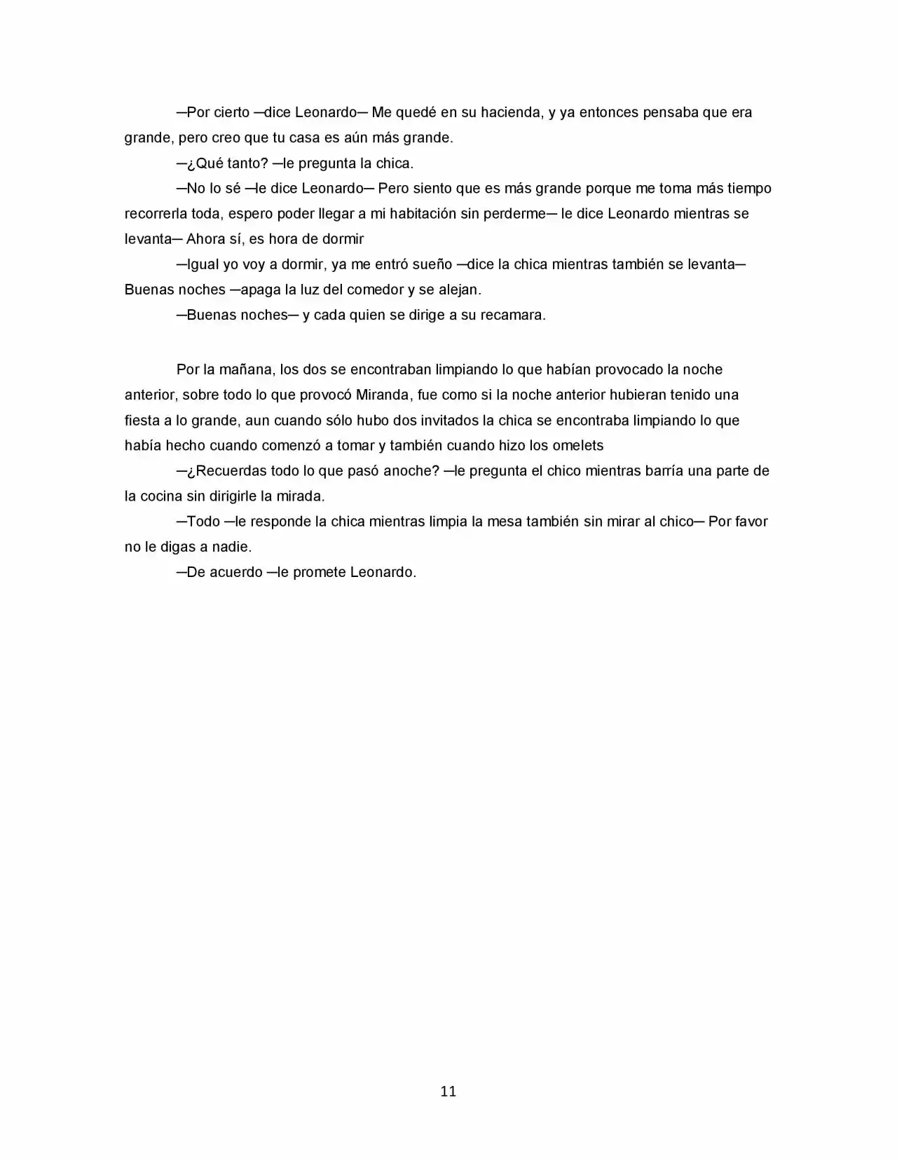 La Diferencia (Novela) - Capítulo 14 - Página 11 - LectorTMOo
