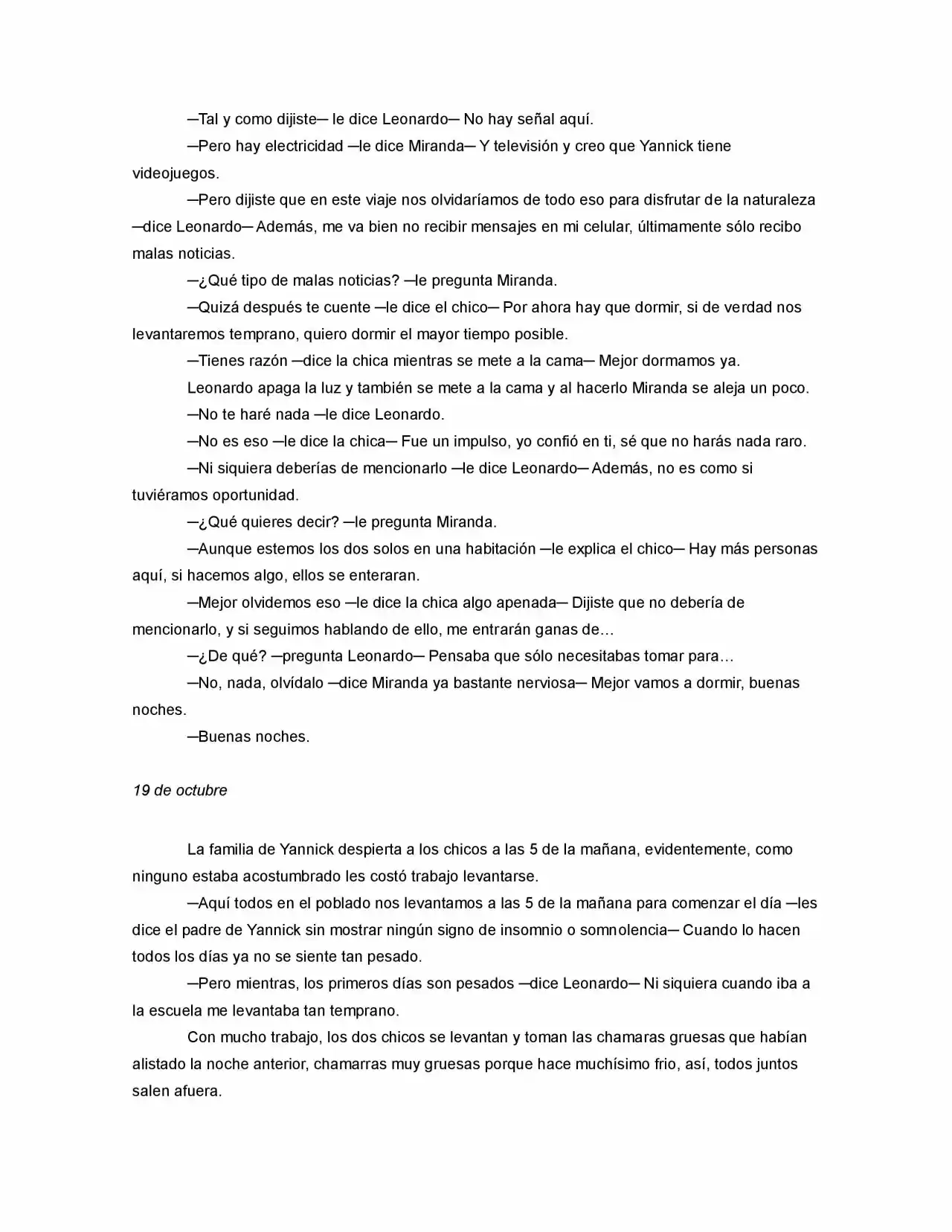 La Diferencia (Novela) - Capítulo 15 - Página 5 - LectorTMOo