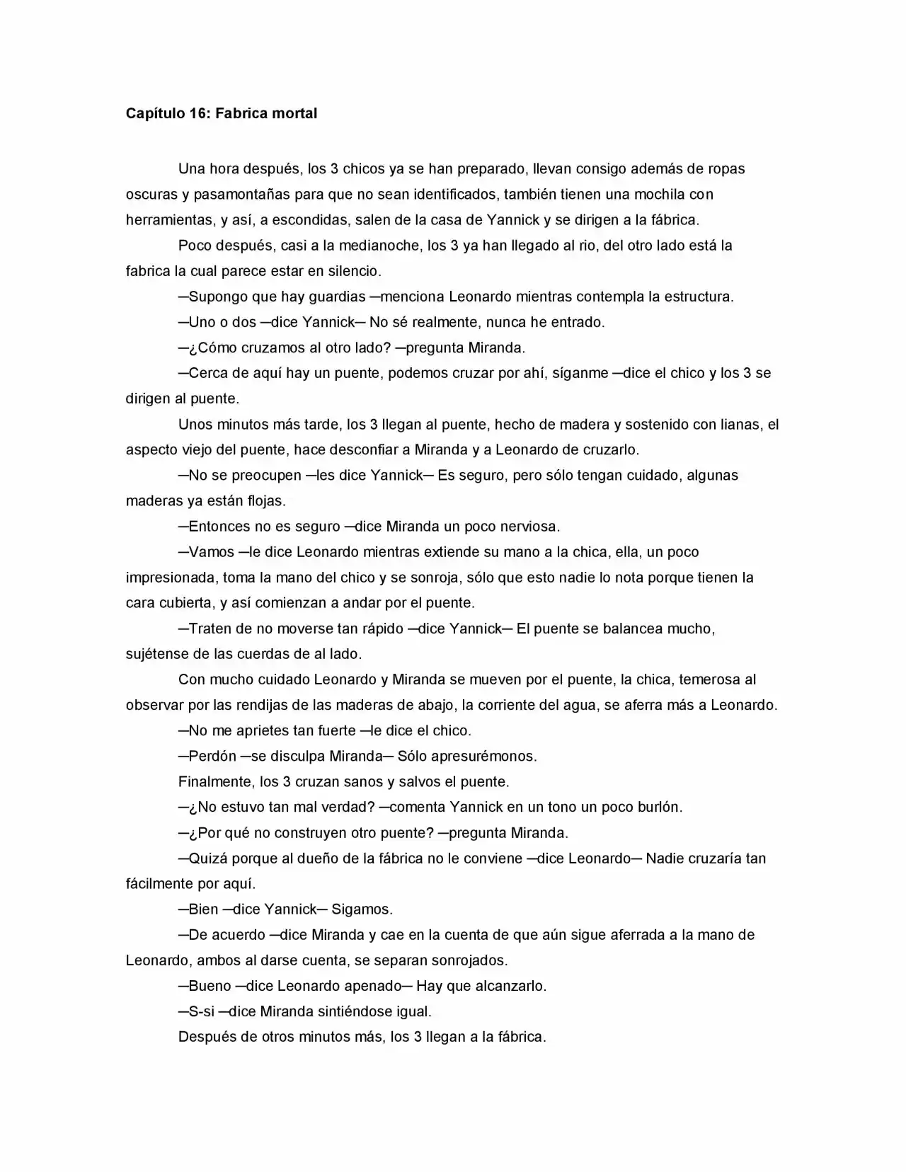 La Diferencia (Novela) - Capítulo 16 - Página 1 - LectorTMOo