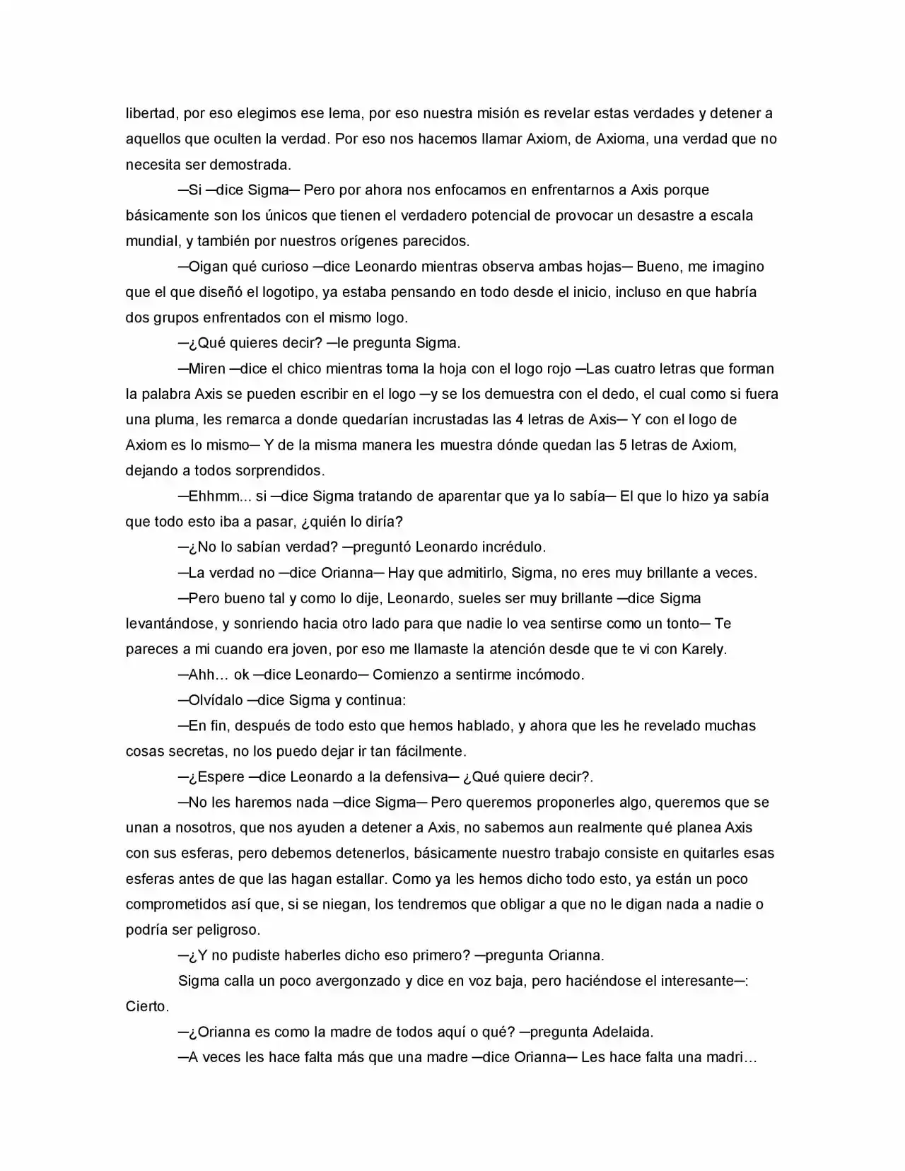 La Diferencia (Novela) - Capítulo 18 - Página 9 - LectorTMOo