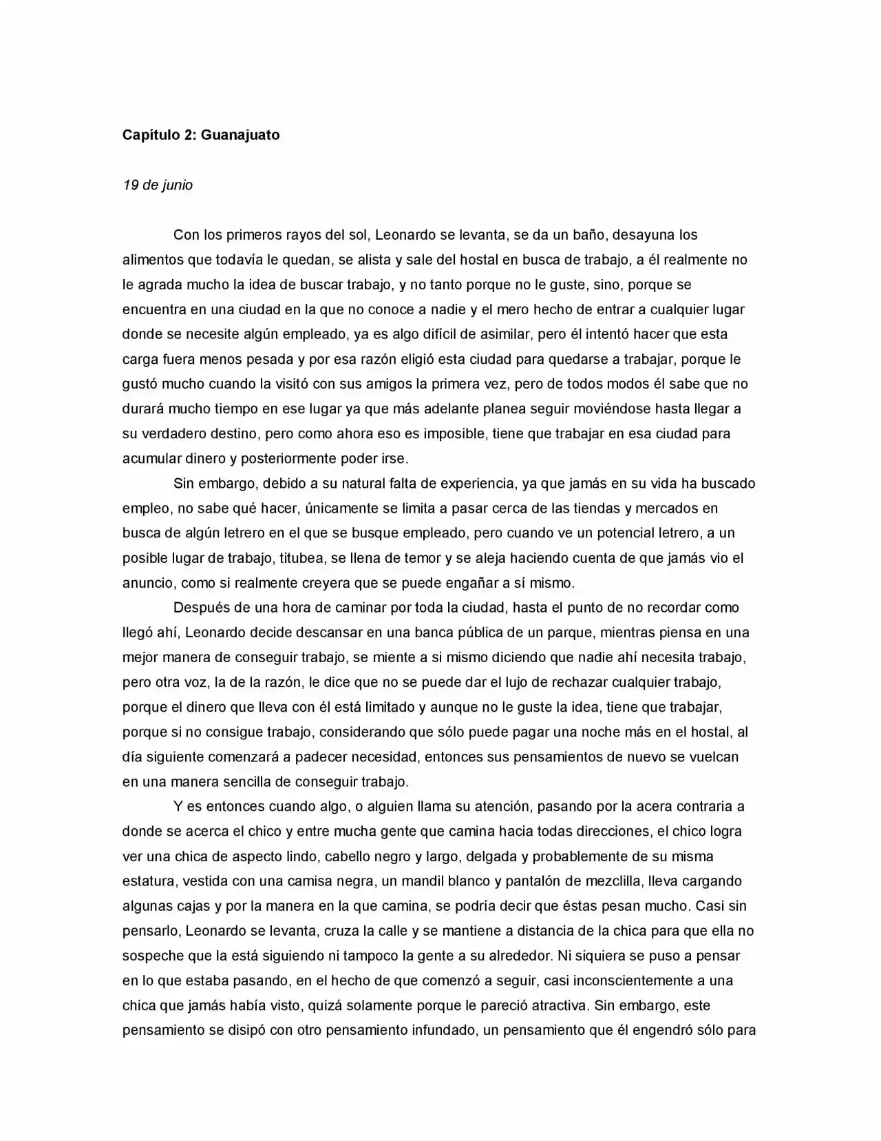 La Diferencia (Novela) - Capítulo 2 - Página 1 - LectorTMOo