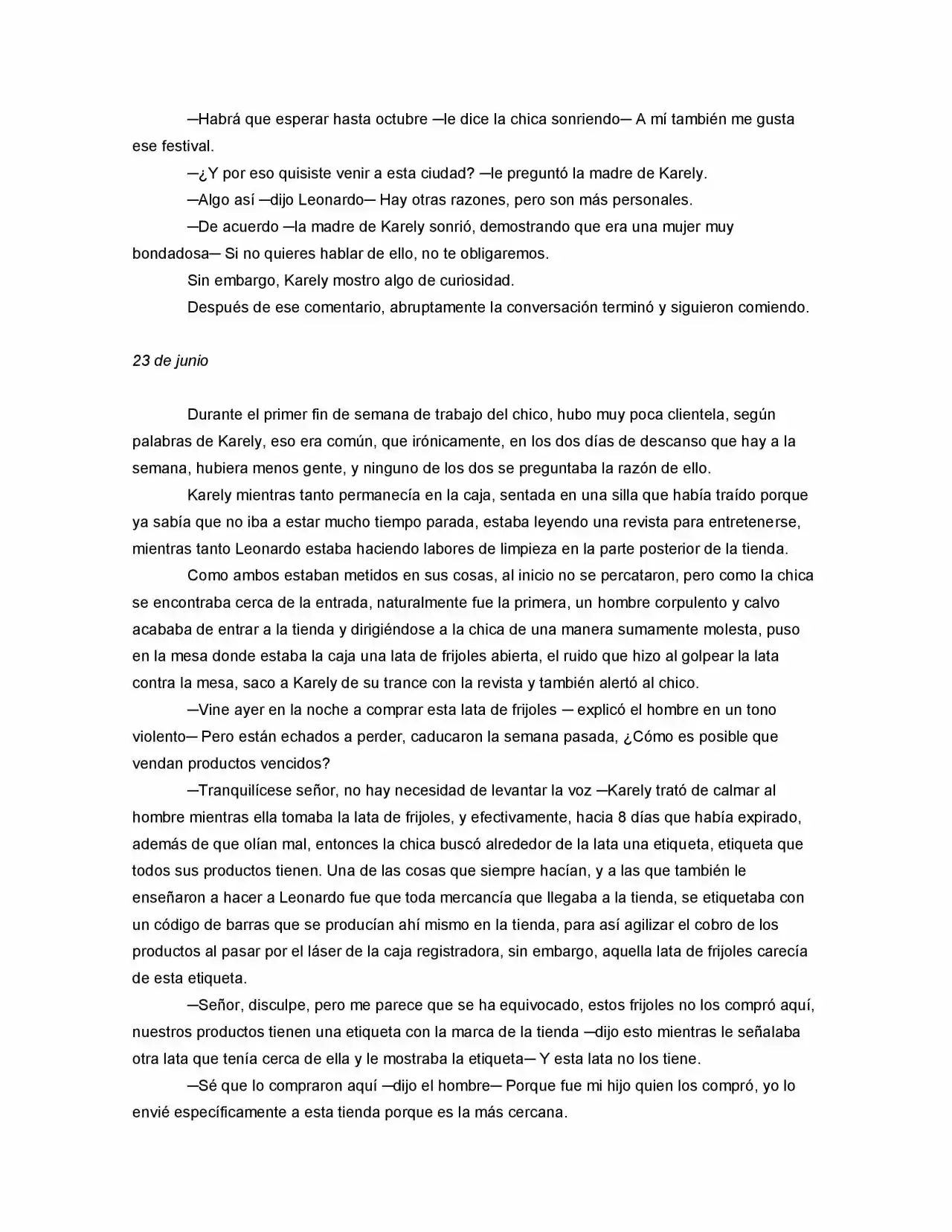 La Diferencia (Novela) - Capítulo 2 - Página 7 - LectorTMOo