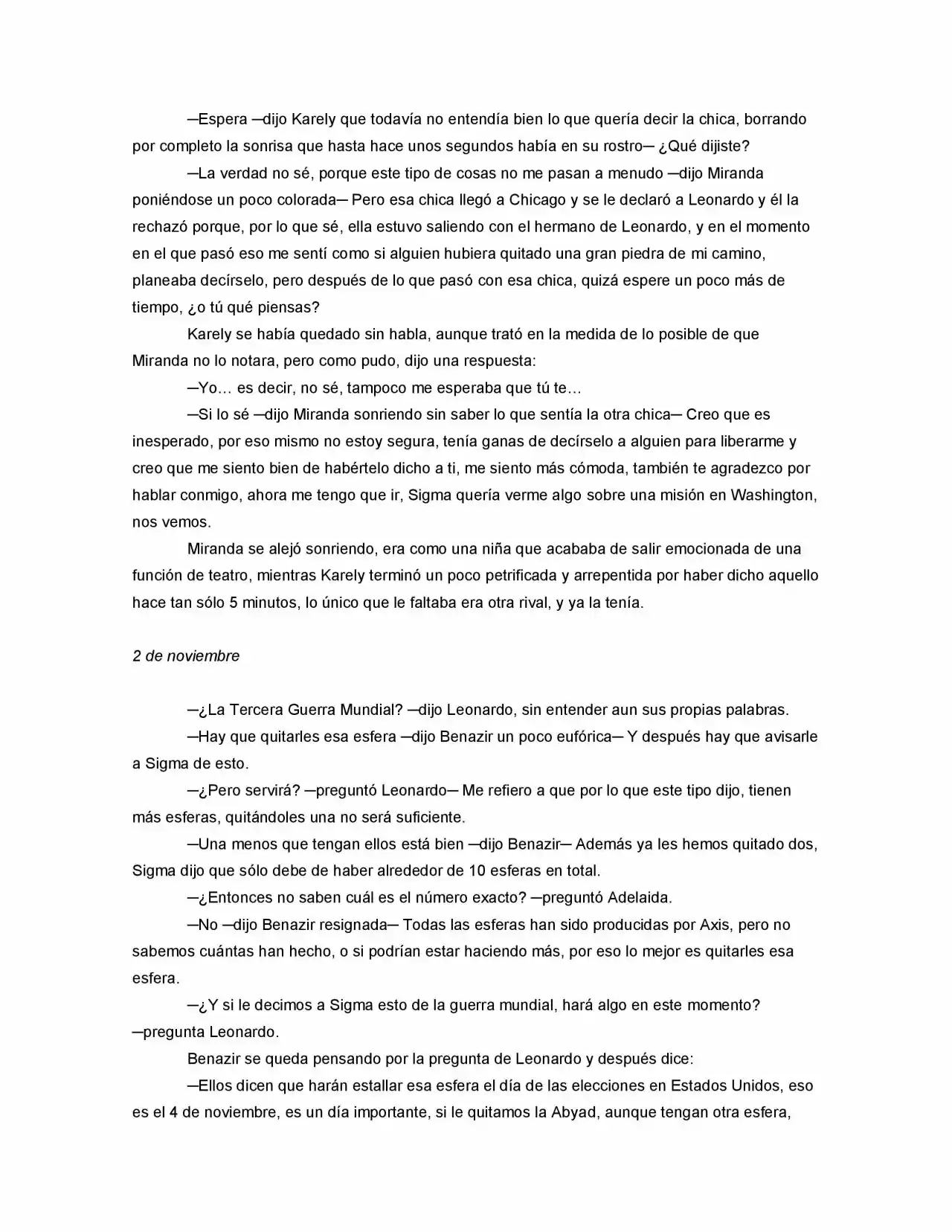 La Diferencia (Novela) - Capítulo 24 - Página 4 - LectorTMOo