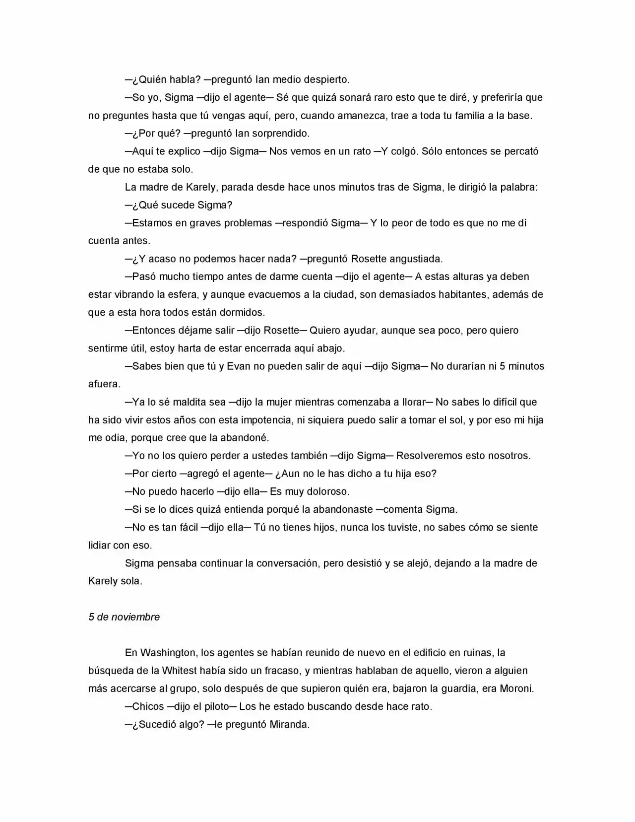 La Diferencia (Novela) - Capítulo 26 - Página 5 - LectorTMOo