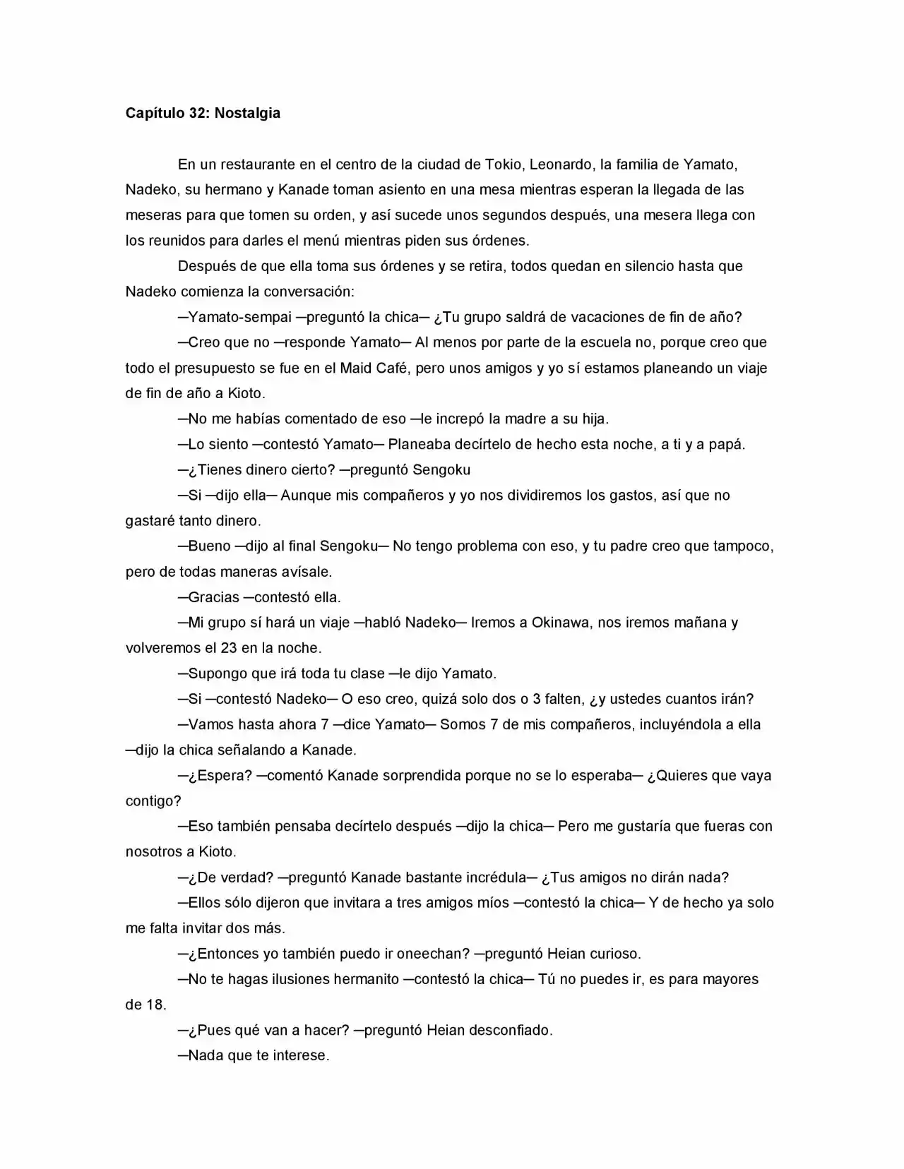 La Diferencia (Novela) - Capítulo 32 - Página 1 - LectorTMOo