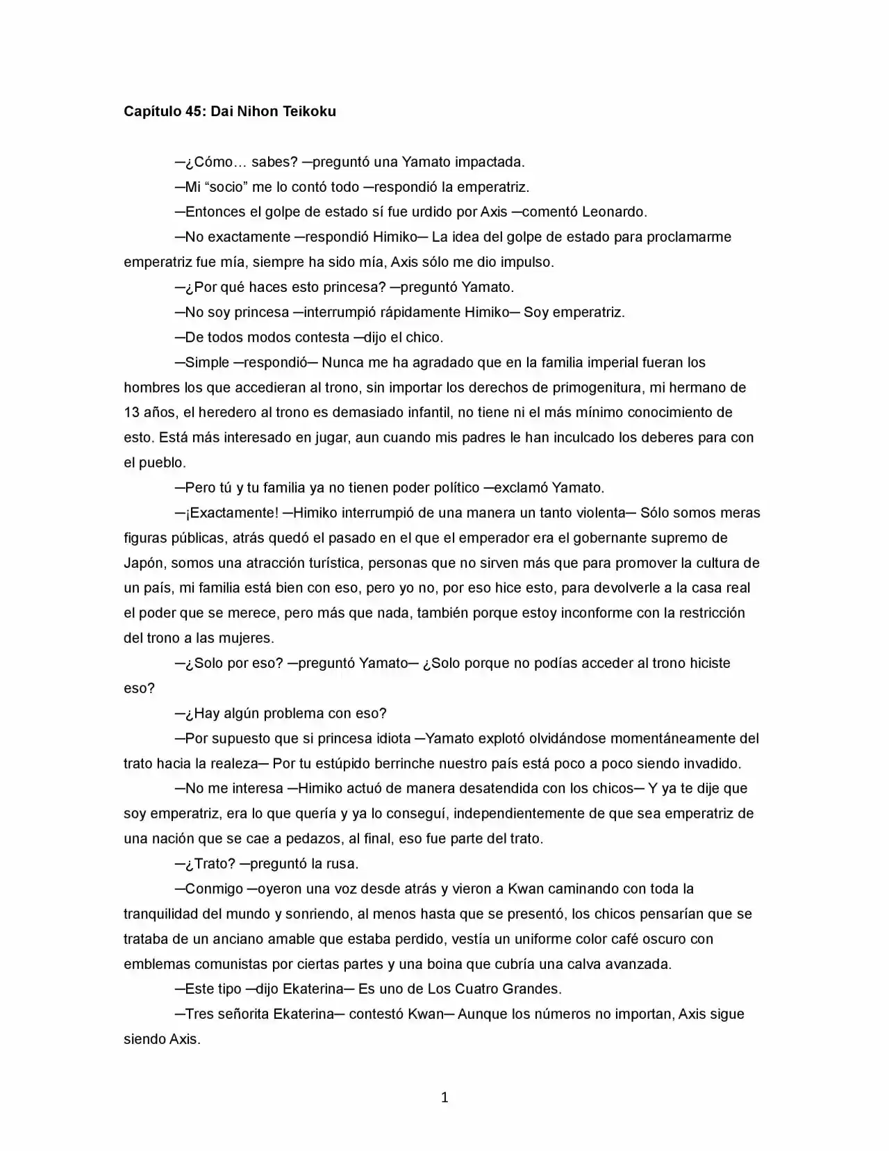 La Diferencia (Novela) - Capítulo 44 - Página 1 - LectorTMOo