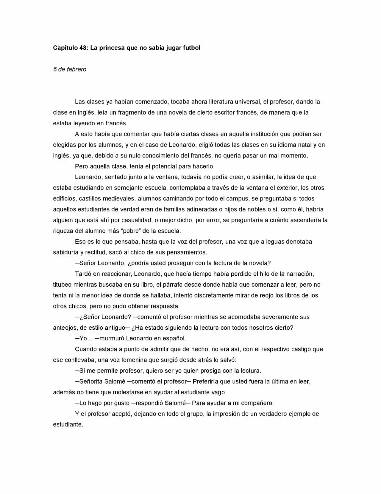 La Diferencia (Novela) - Capítulo 48 - Página 1 - LectorTMOo