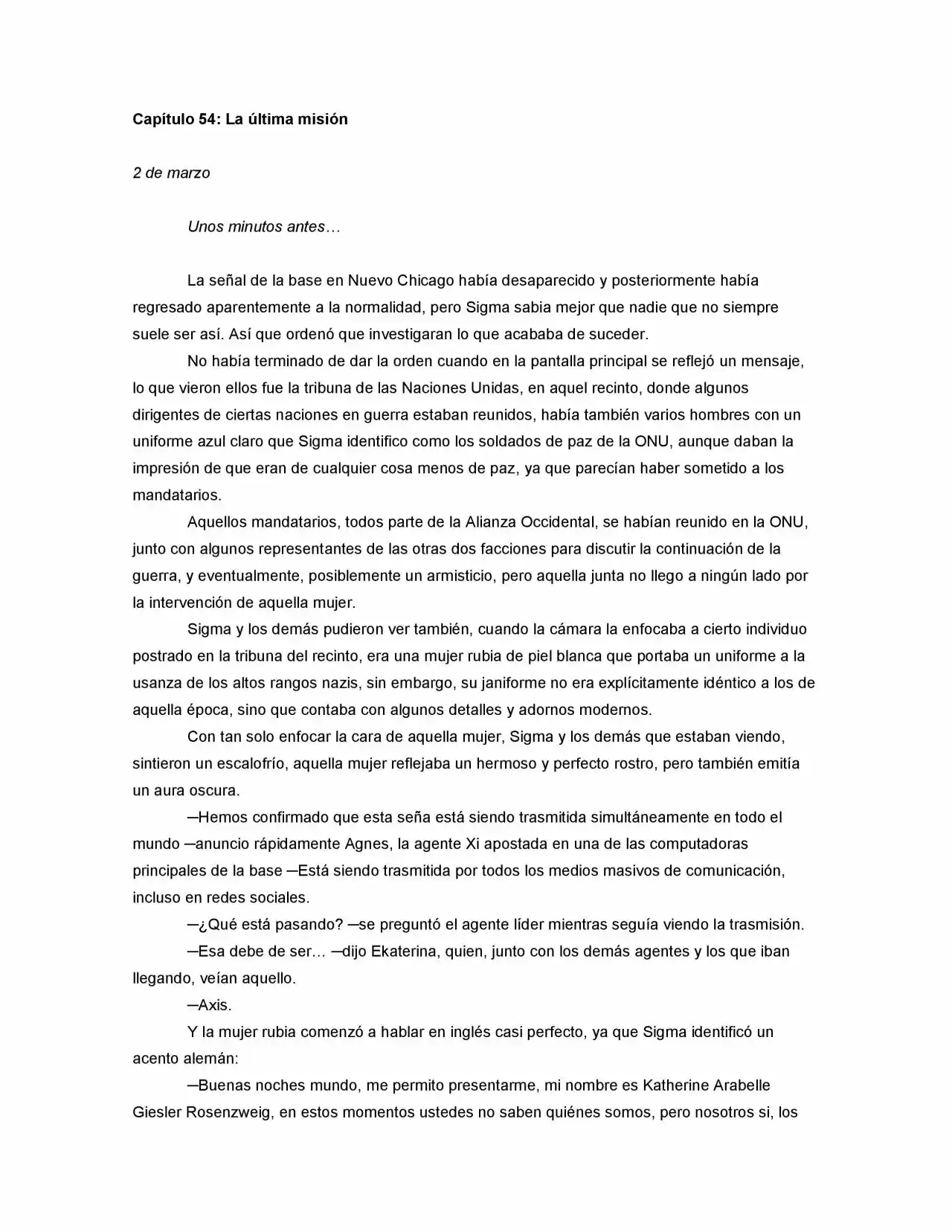 La Diferencia (Novela) - Capítulo 54 - Página 1 - LectorTMOo