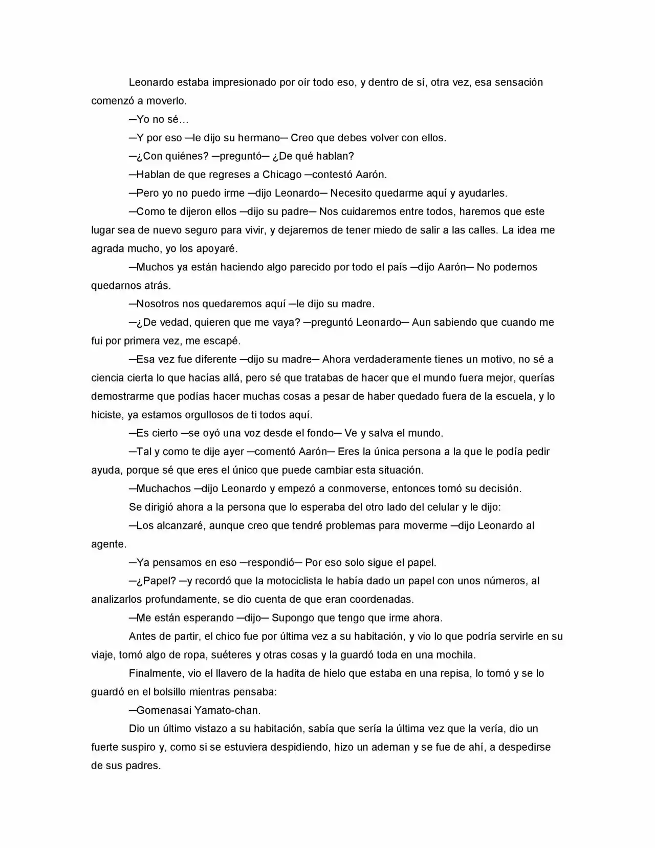 La Diferencia (Novela) - Capítulo 56 - Página 9 - LectorTMOo