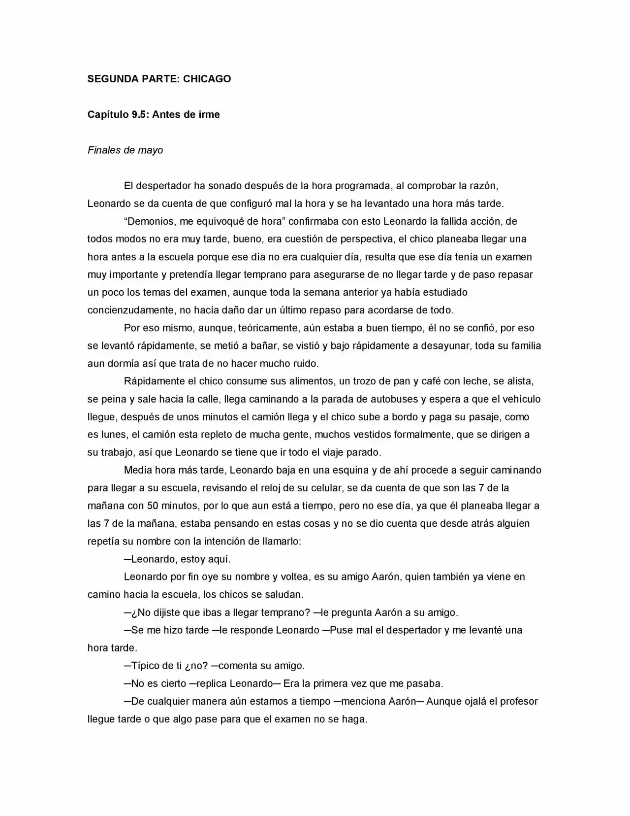 La Diferencia (Novela) - Capítulo 9.50 - Página 1 - LectorTMOo