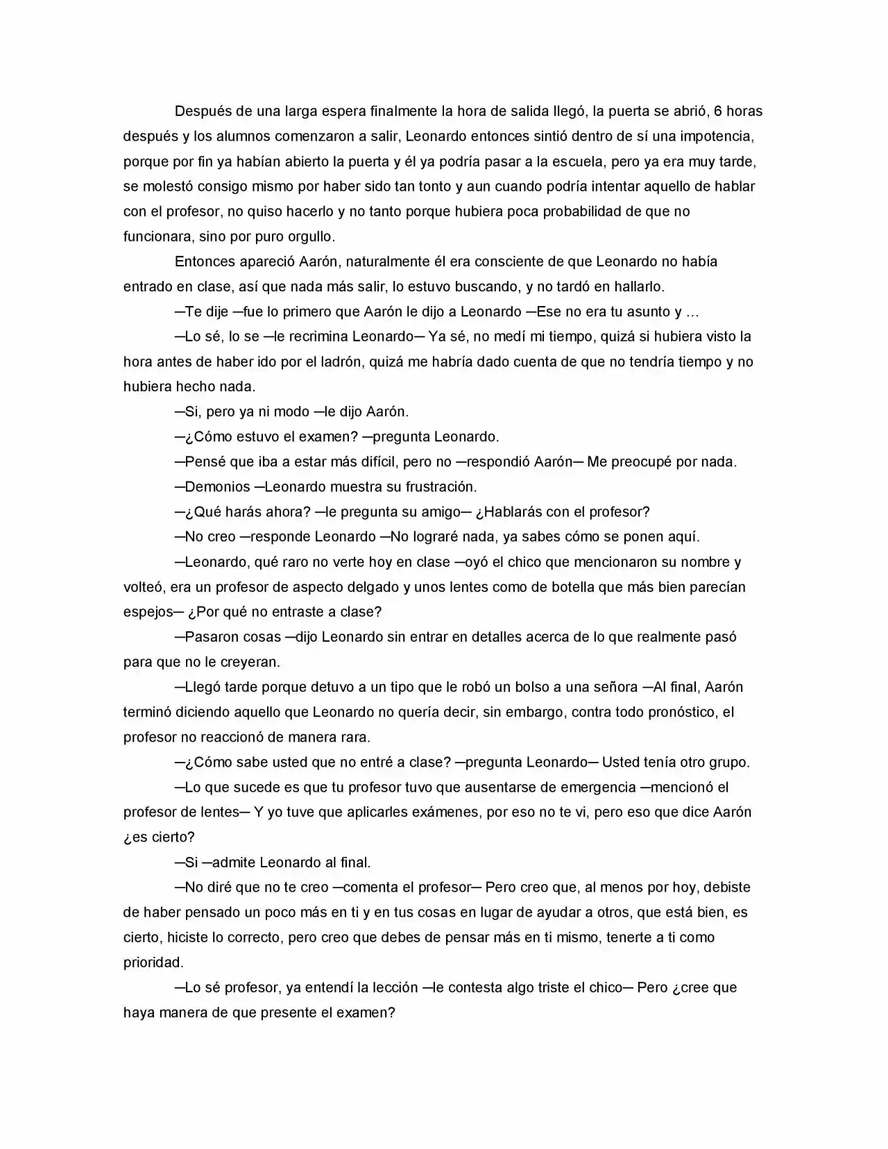 La Diferencia (Novela) - Capítulo 9.50 - Página 6 - LectorTMOo