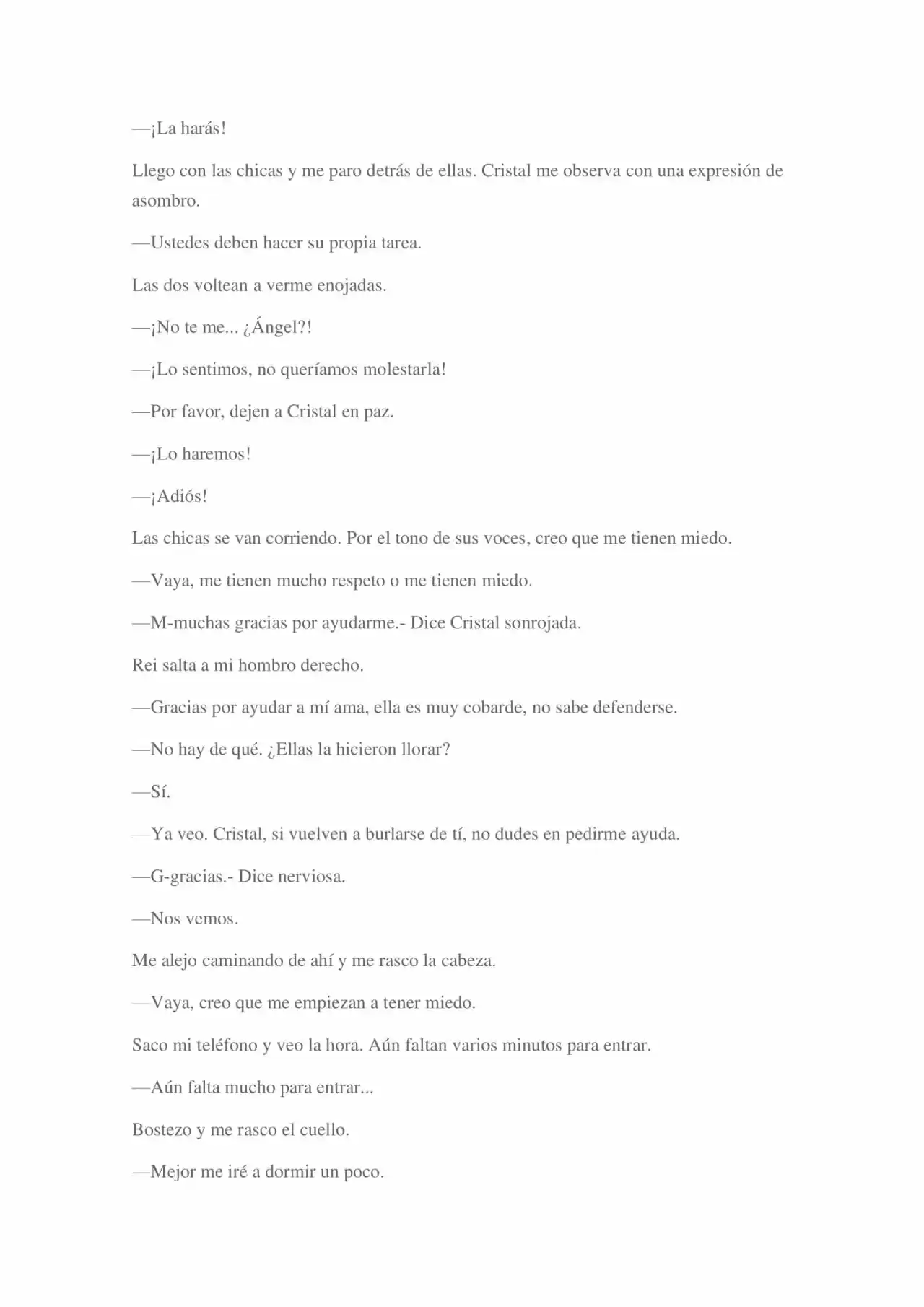 La Dolorosa Vida De Ángel.- Ir A Otro Mundo No Es Tan Genial (Novela) - Capítulo 10 - Página 11 - LectorTMOo