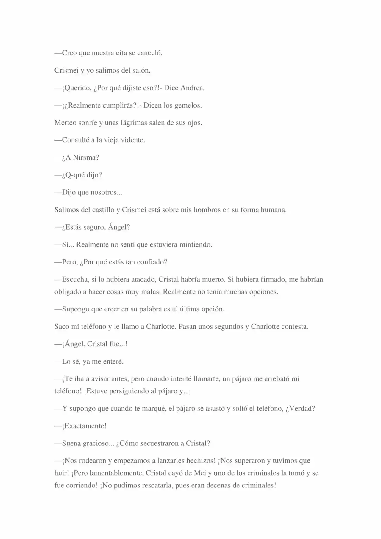 La Dolorosa Vida De Ángel.- Ir A Otro Mundo No Es Tan Genial (Novela) - Capítulo 20 - Página 5 - LectorTMOo