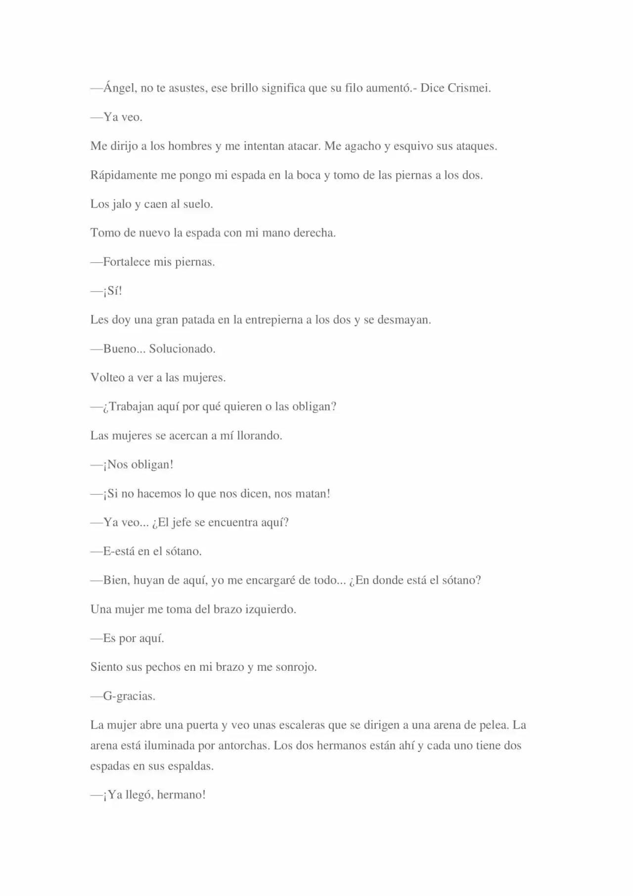 La Dolorosa Vida De Ángel.- Ir A Otro Mundo No Es Tan Genial (Novela) - Capítulo 21 - Página 5 - LectorTMOo