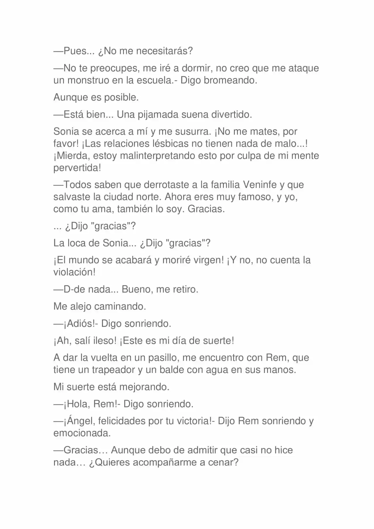 La Dolorosa Vida De Ángel.- Ir A Otro Mundo No Es Tan Genial (Novela) - Capítulo 24 - Página 8 - LectorTMOo