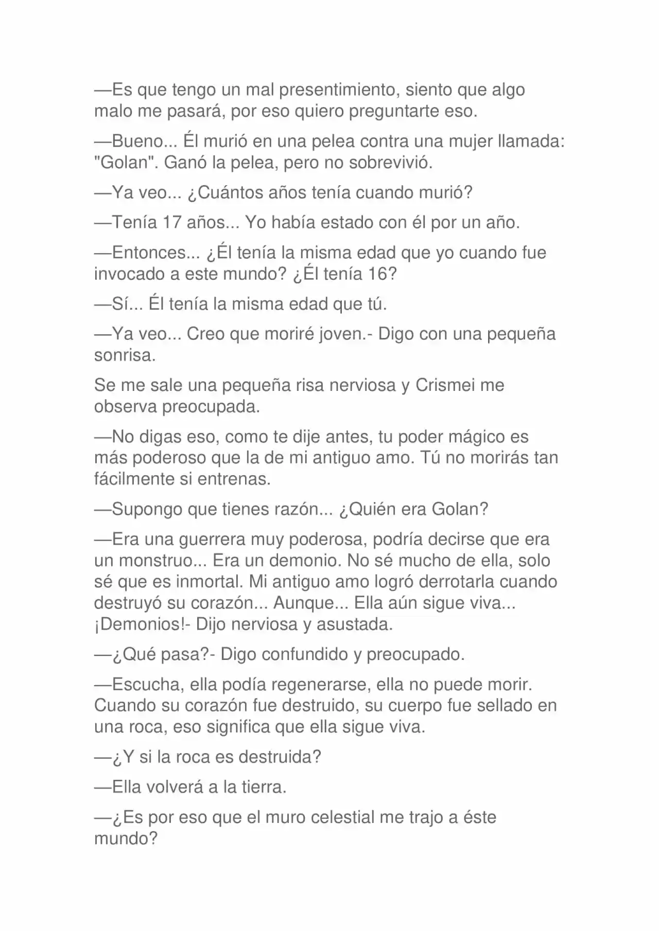 La Dolorosa Vida De Ángel.- Ir A Otro Mundo No Es Tan Genial (Novela) - Capítulo 25 - Página 4 - LectorTMOo