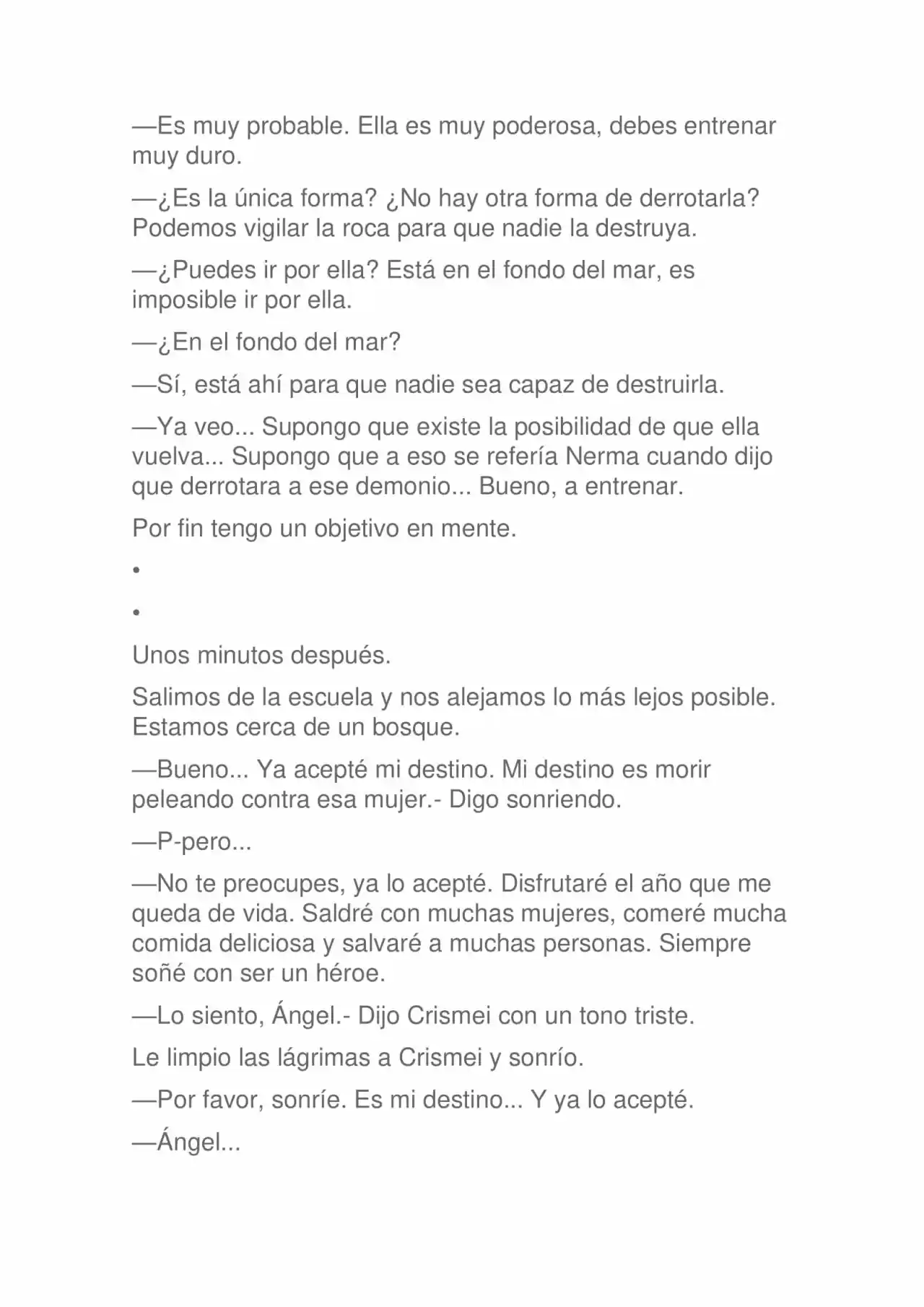 La Dolorosa Vida De Ángel.- Ir A Otro Mundo No Es Tan Genial (Novela) - Capítulo 25 - Página 5 - LectorTMOo