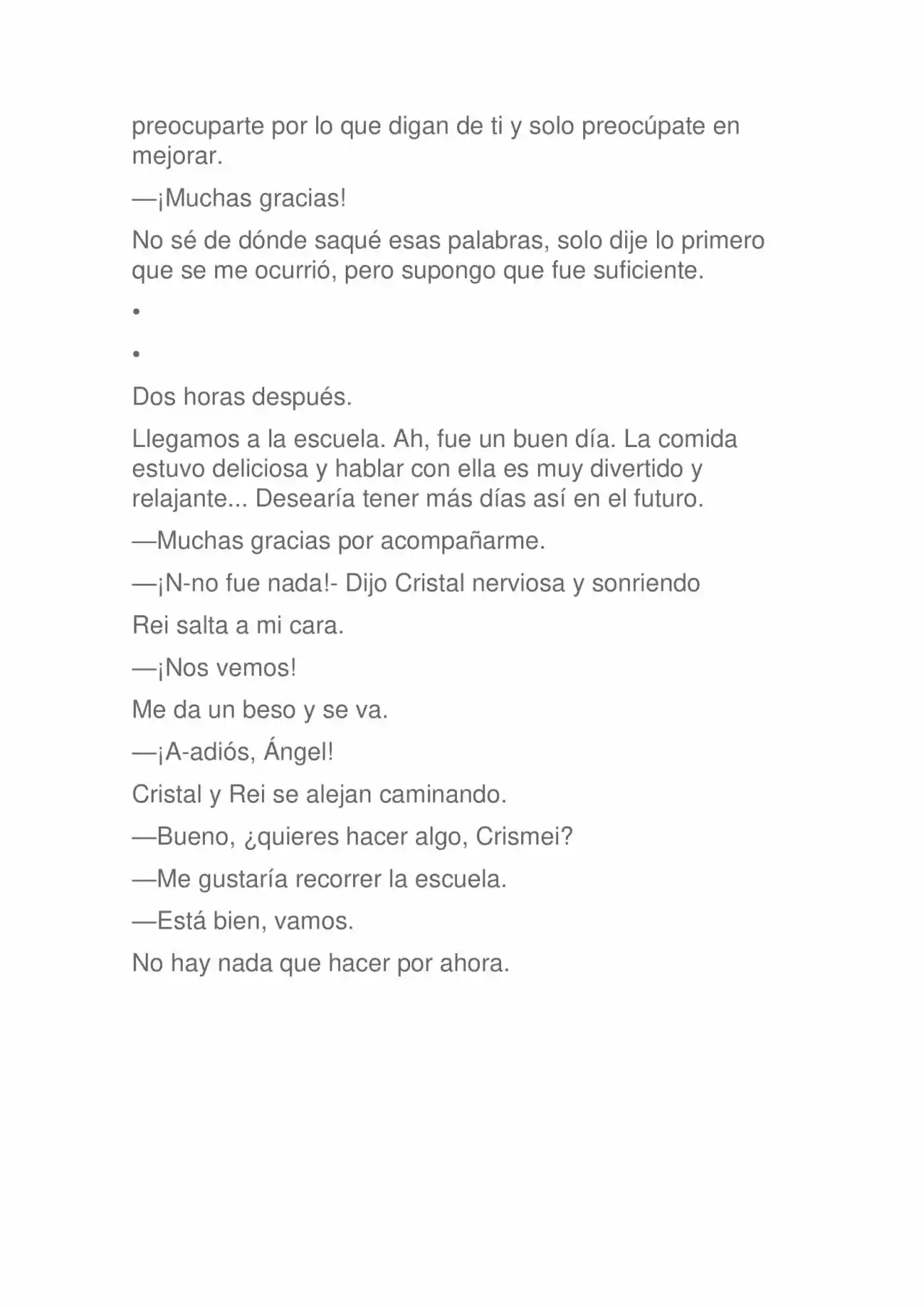 La Dolorosa Vida De Ángel.- Ir A Otro Mundo No Es Tan Genial (Novela) - Capítulo 26 - Página 8 - LectorTMOo