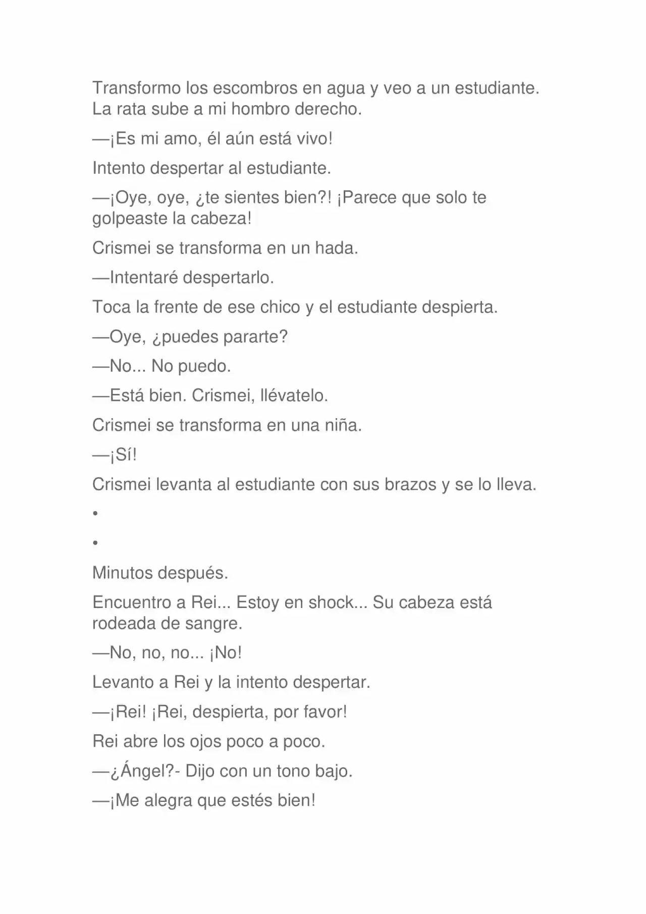 La Dolorosa Vida De Ángel.- Ir A Otro Mundo No Es Tan Genial (Novela) - Capítulo 28 - Página 6 - LectorTMOo