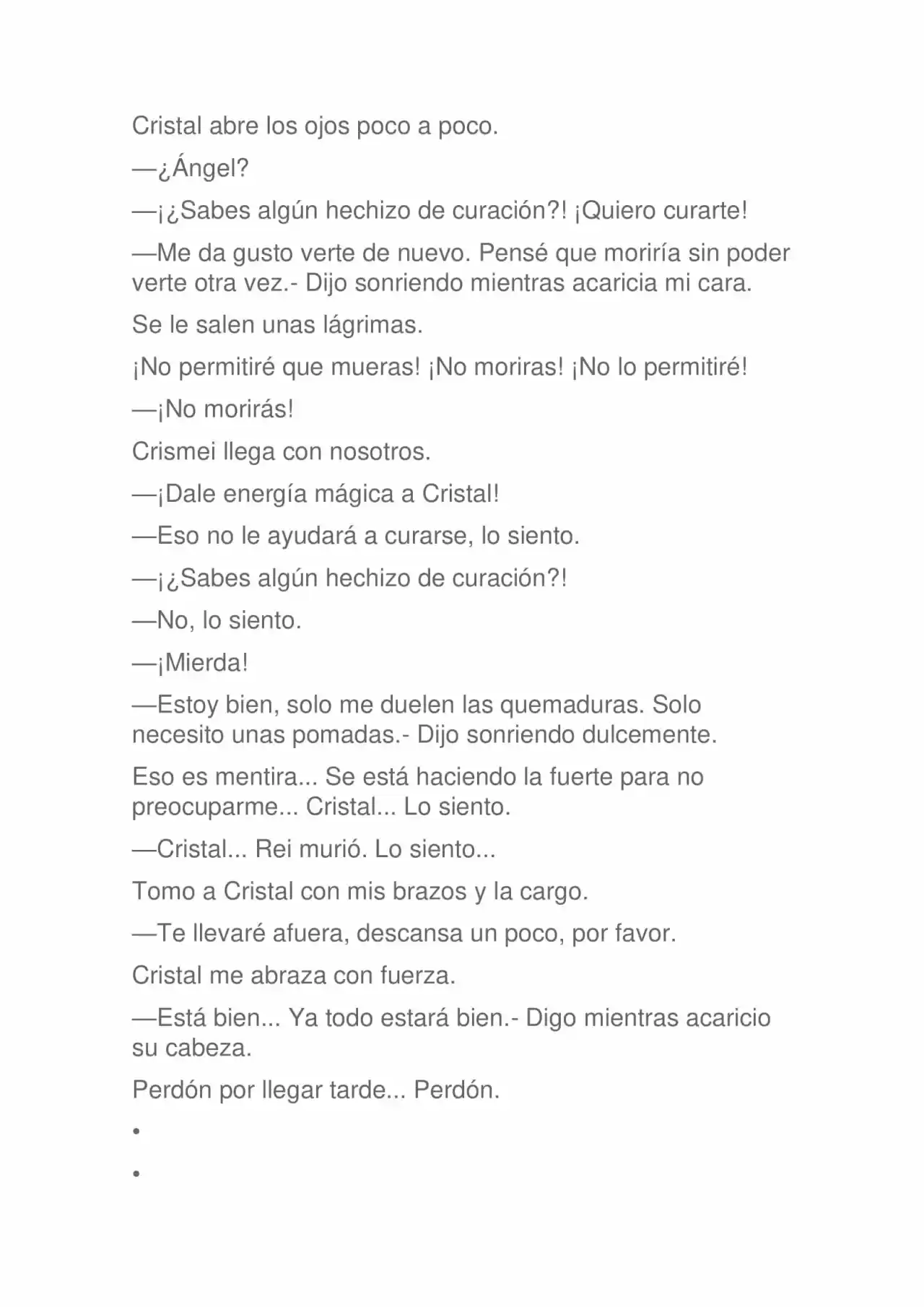 La Dolorosa Vida De Ángel.- Ir A Otro Mundo No Es Tan Genial (Novela) - Capítulo 28 - Página 8 - LectorTMOo