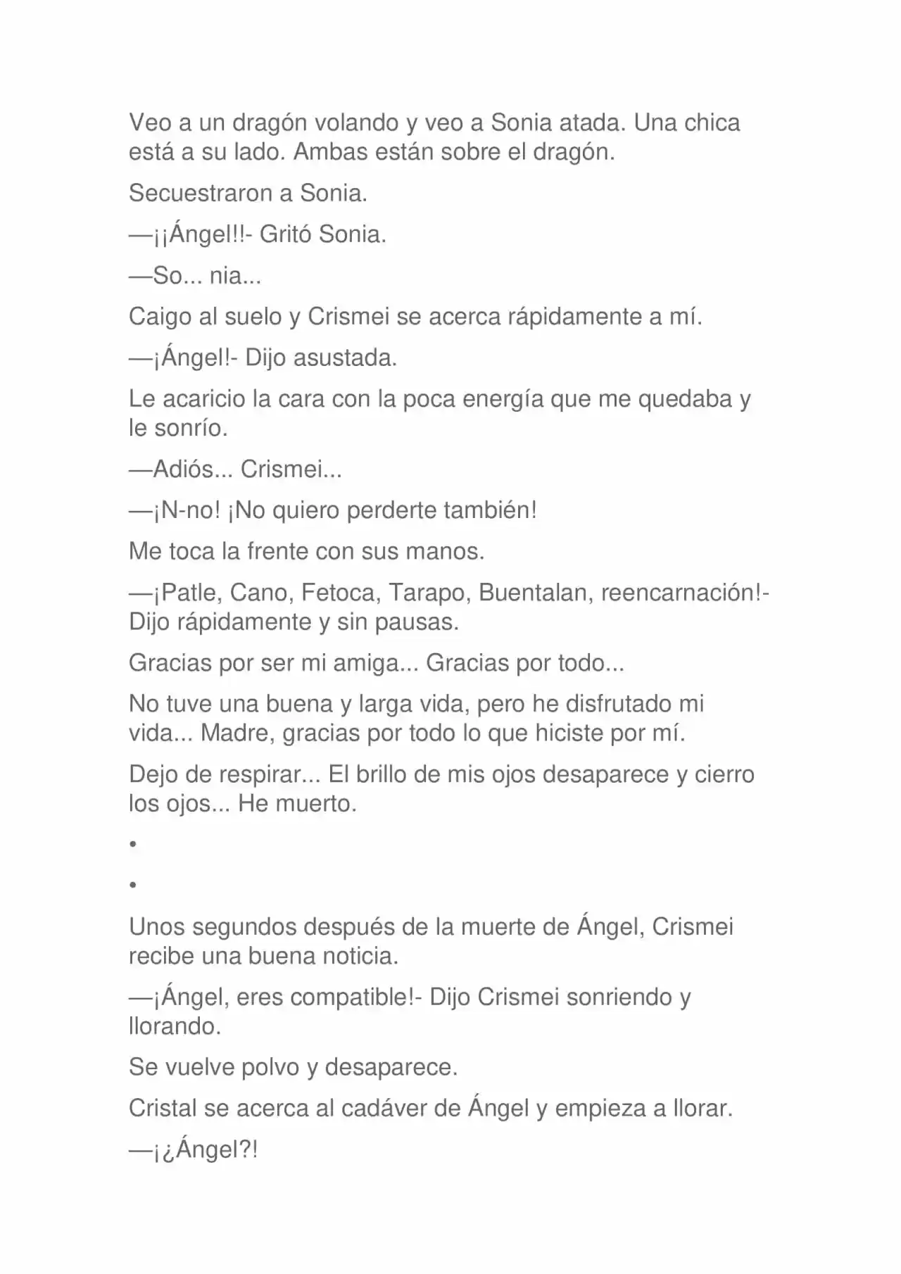 La Dolorosa Vida De Ángel.- Ir A Otro Mundo No Es Tan Genial (Novela) - Capítulo 28 - Página 13 - LectorTMOo