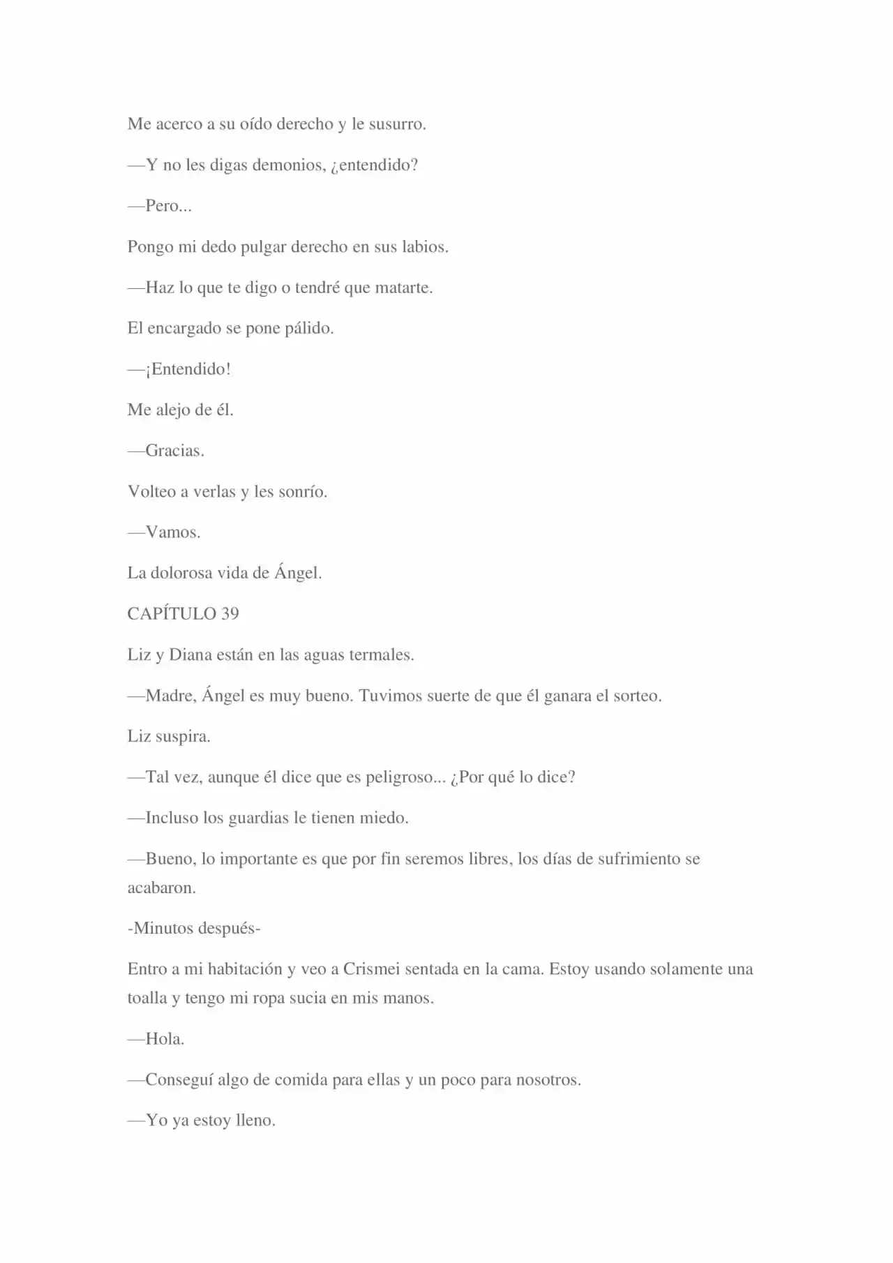 La Dolorosa Vida De Ángel.- Ir A Otro Mundo No Es Tan Genial (Novela) - Capítulo 3 - Página 8 - LectorTMOo