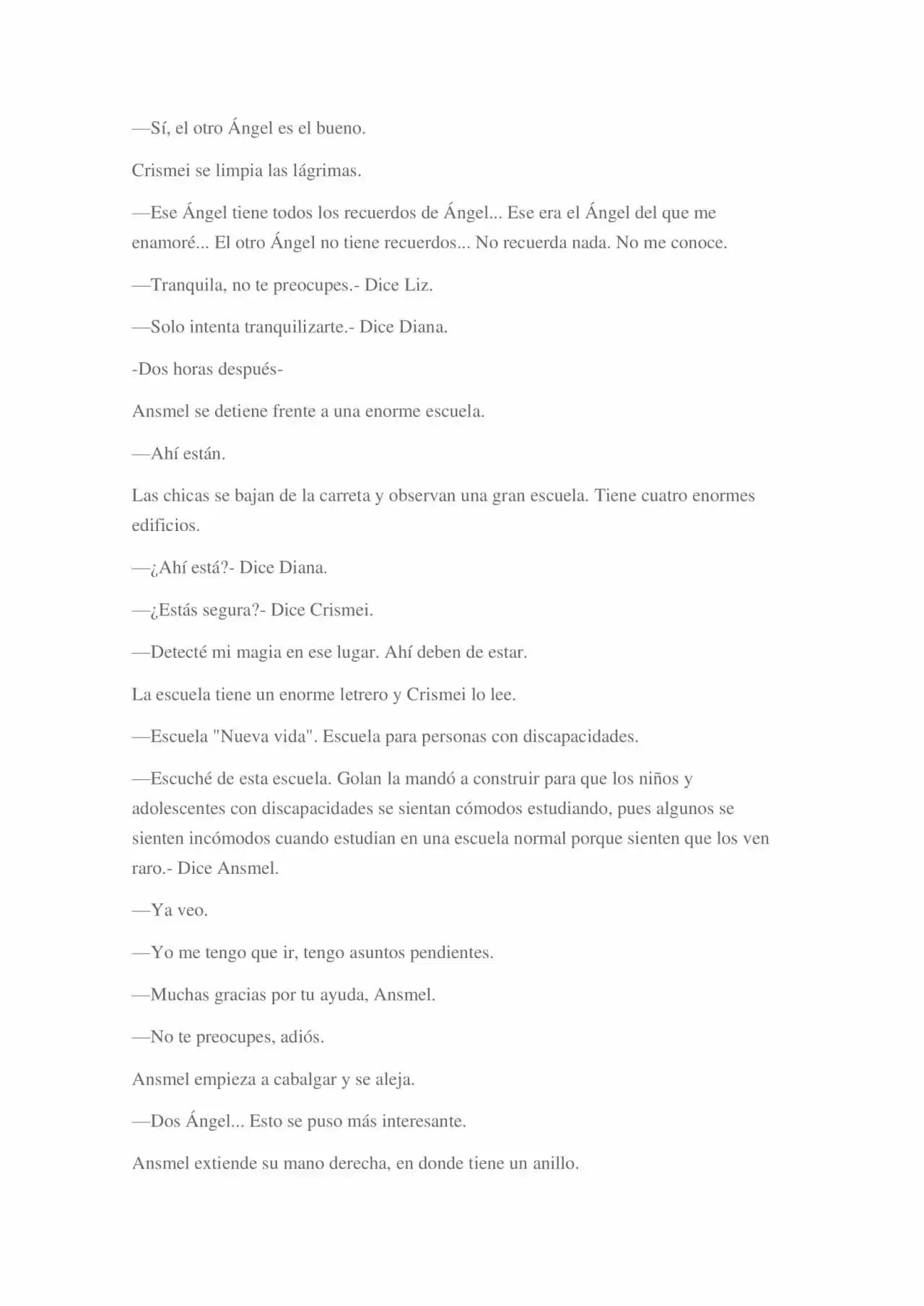 La Dolorosa Vida De Ángel.- Ir A Otro Mundo No Es Tan Genial (Novela) - Capítulo 3 - Página 63 - LectorTMOo